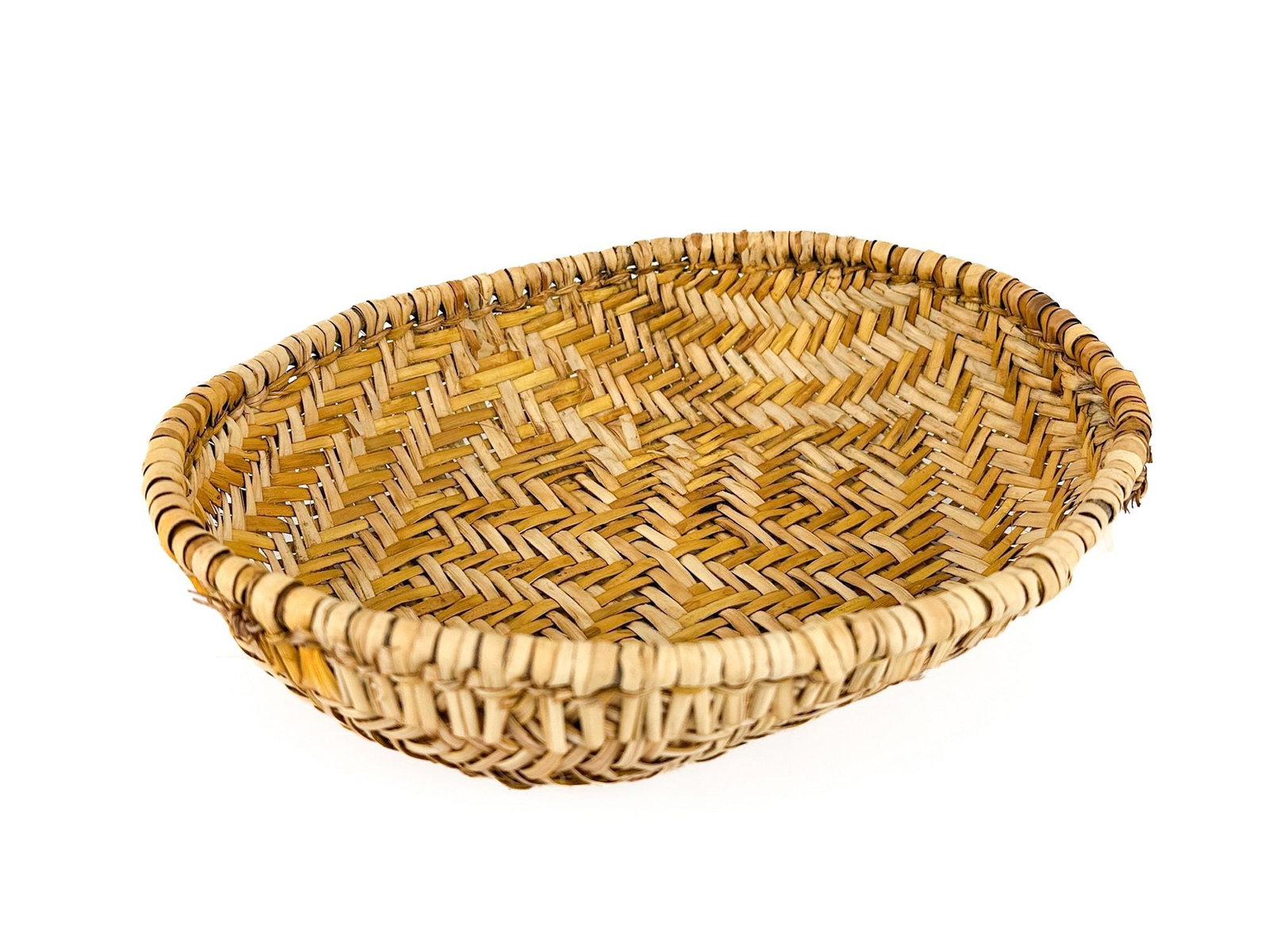 Polly Nuvamsa, Hopi Second Mesa, Yucca Tray, 20th Century, Southwest American Indian (1 of 4)