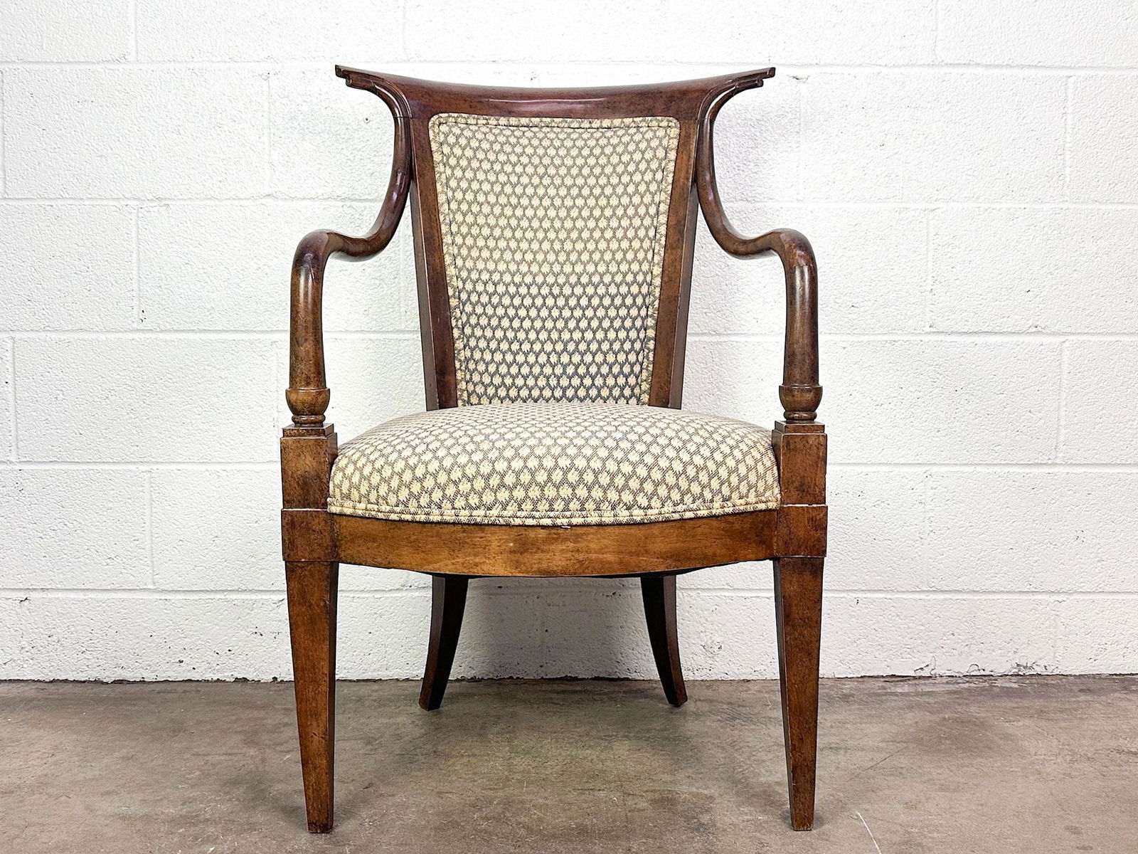 French Empire Style Upholstered Armchair (1 of 5)