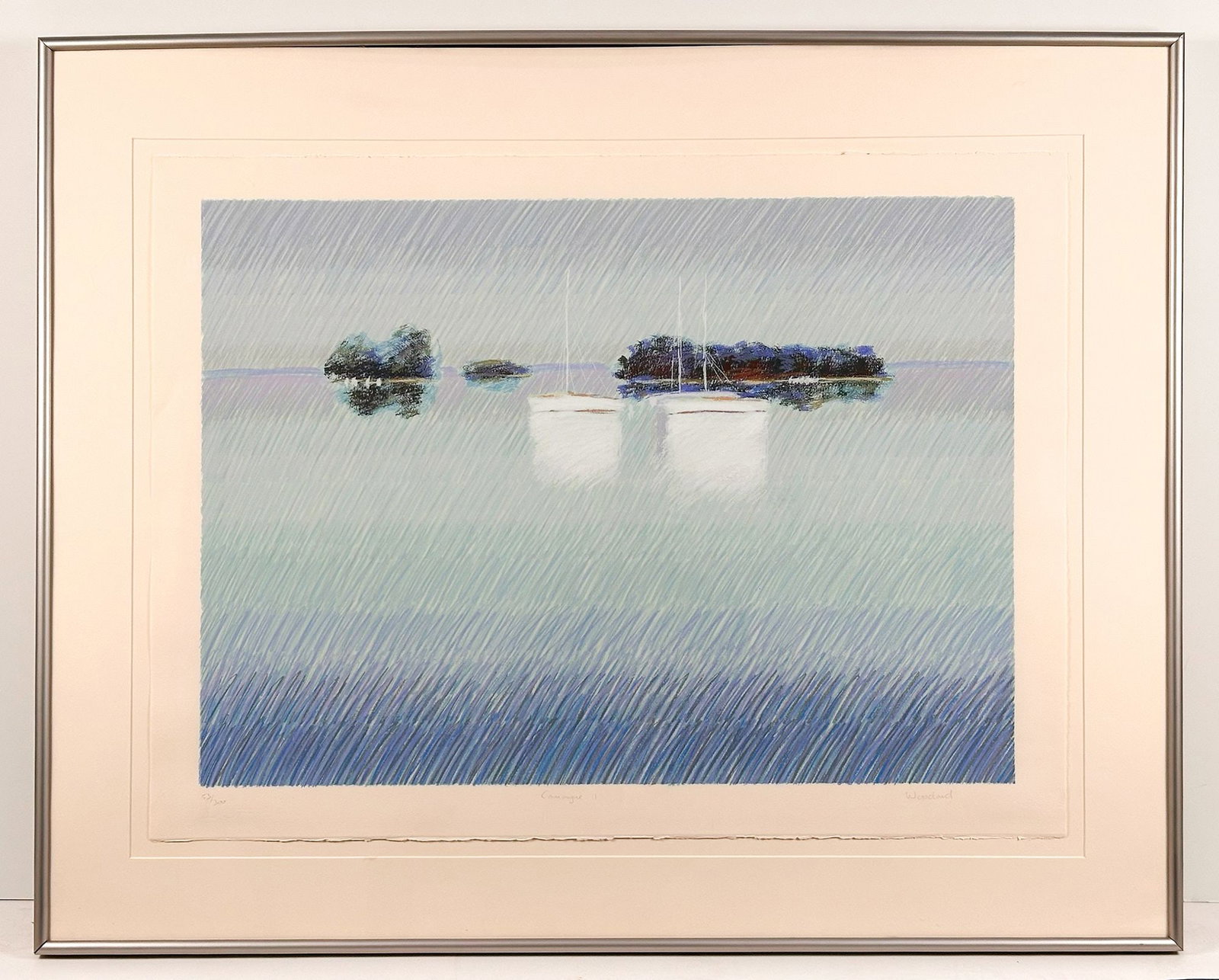 Roy Fairchild Woodard Signed Lithograph Print, Camarague II, Ed. 53/300 (1 of 5)