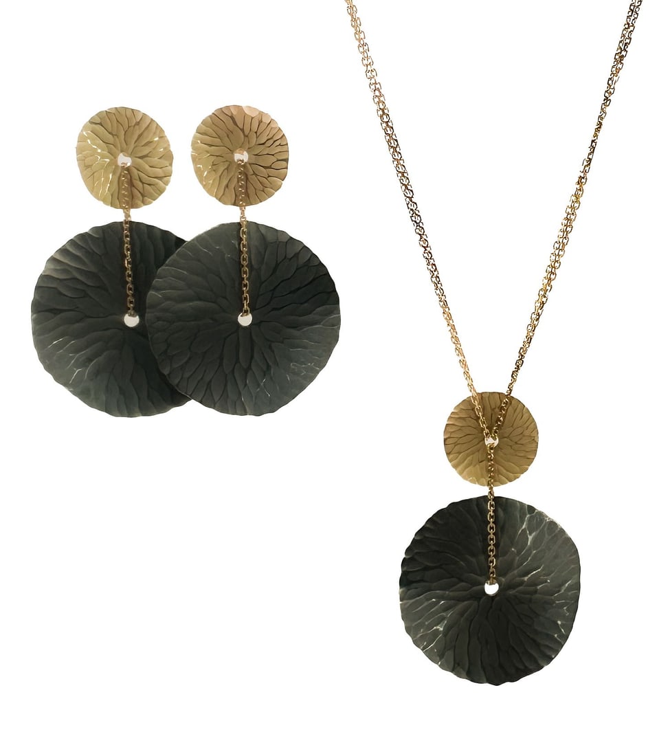 Toby Pomeroy 14K Gold & Sterling Silver Oasis Jewelry Set (1 of 4)
