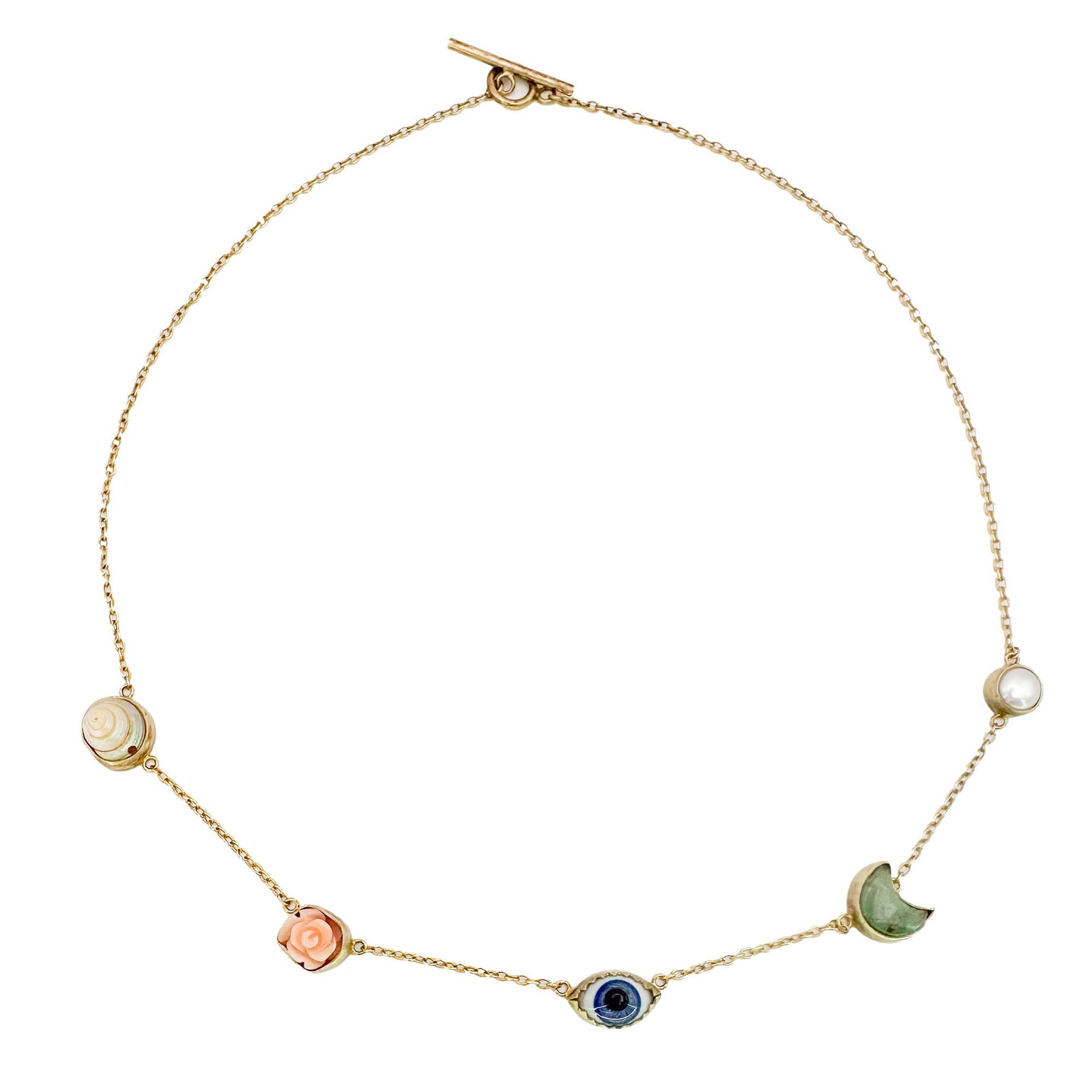 Grainne Morton Gold-Plated Charm Necklace (1 of 1)