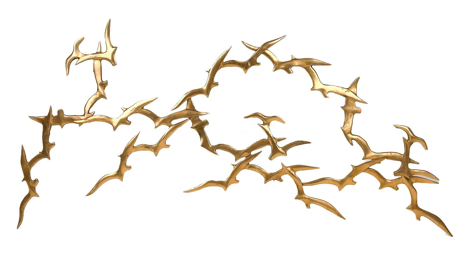 Bijan Bahar Birds in Flight Brass Wall Sculpture, 1969 (1 of 10)