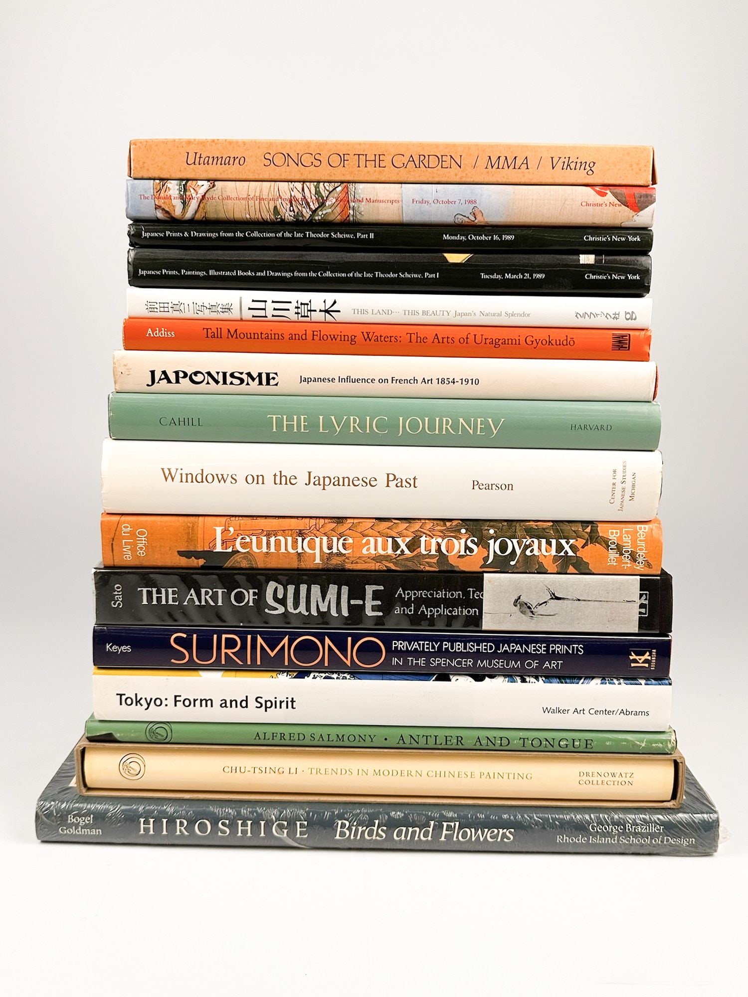 Lot of 16 Traditional Asian Art Coffee Table Books (1 of 4)
