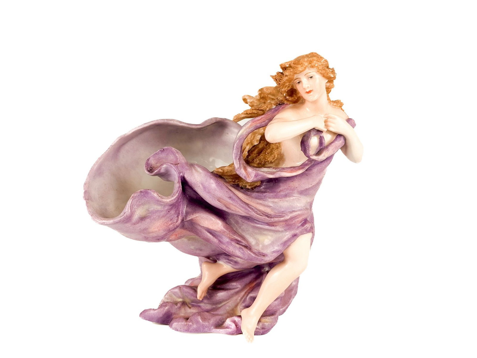 Von Schierholz Art Nouveau Porcelain Nude Compote (1 of 8)