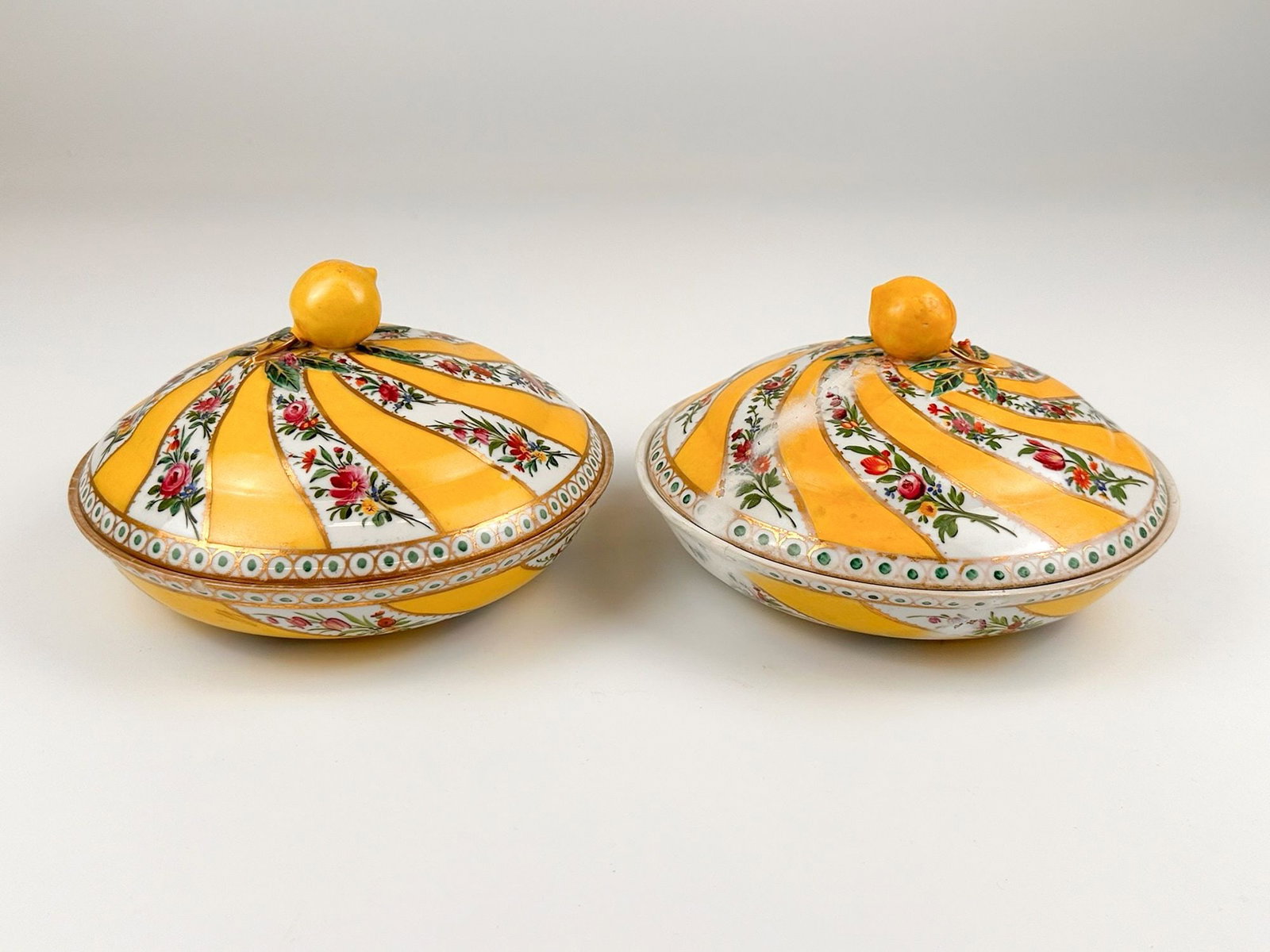 Set of 2 18th Century Meissen Marcolini Sahan Candy Dishes (1 of 3)