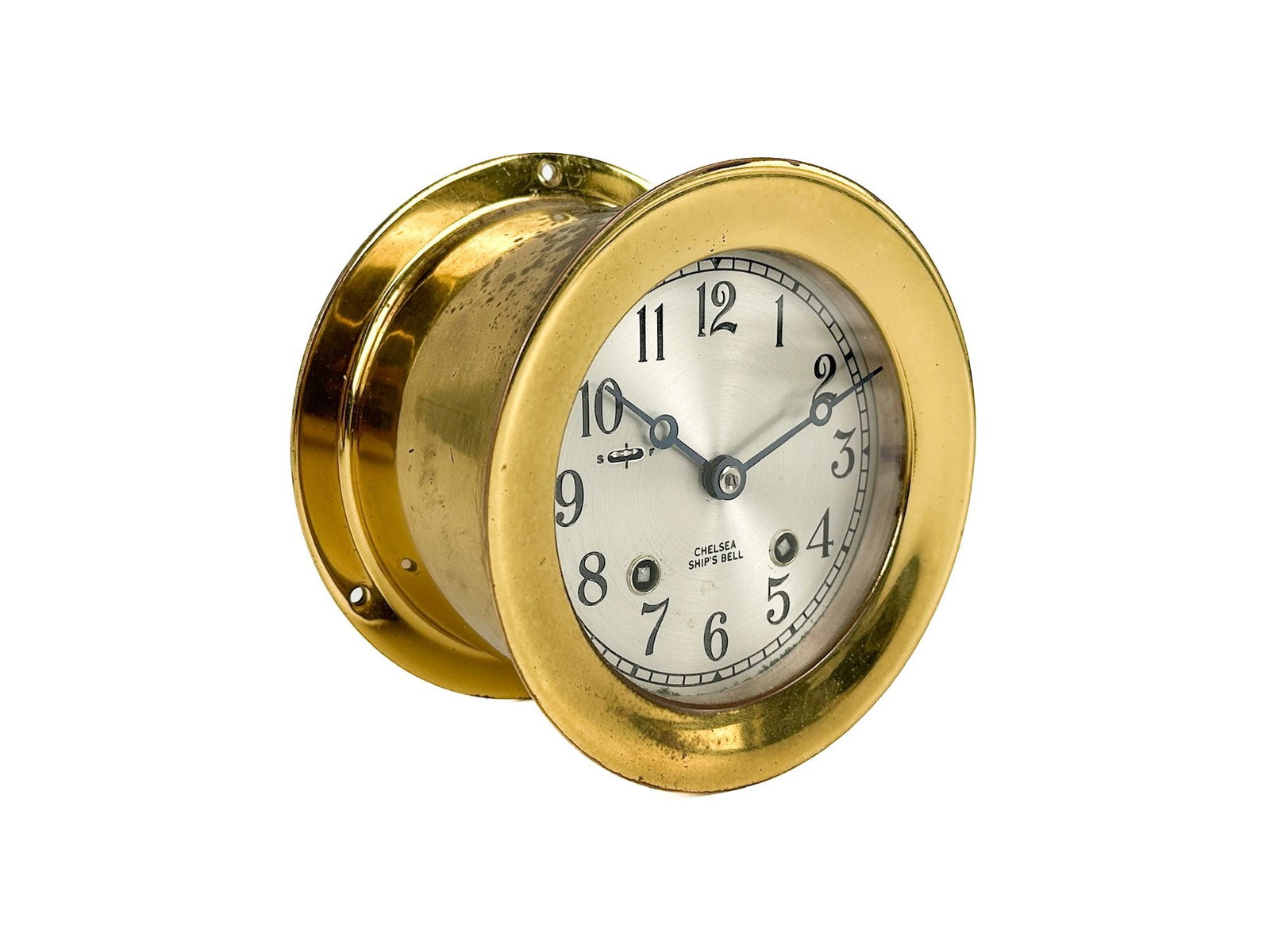 Chelsea Clock Co. Brass Ship's Bell Clock, circa 1975-1979 (1 of 6)