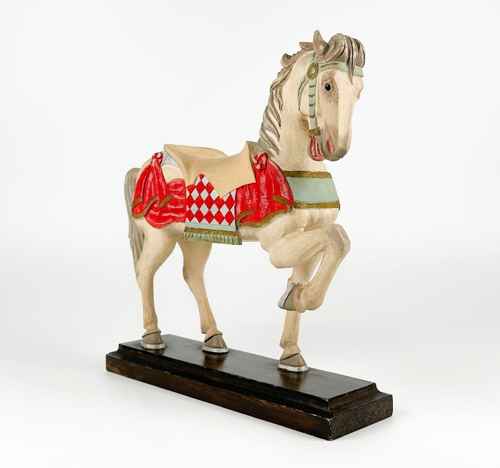 George Long Carved Wooden Replica Carousel Horse (1 of 7)