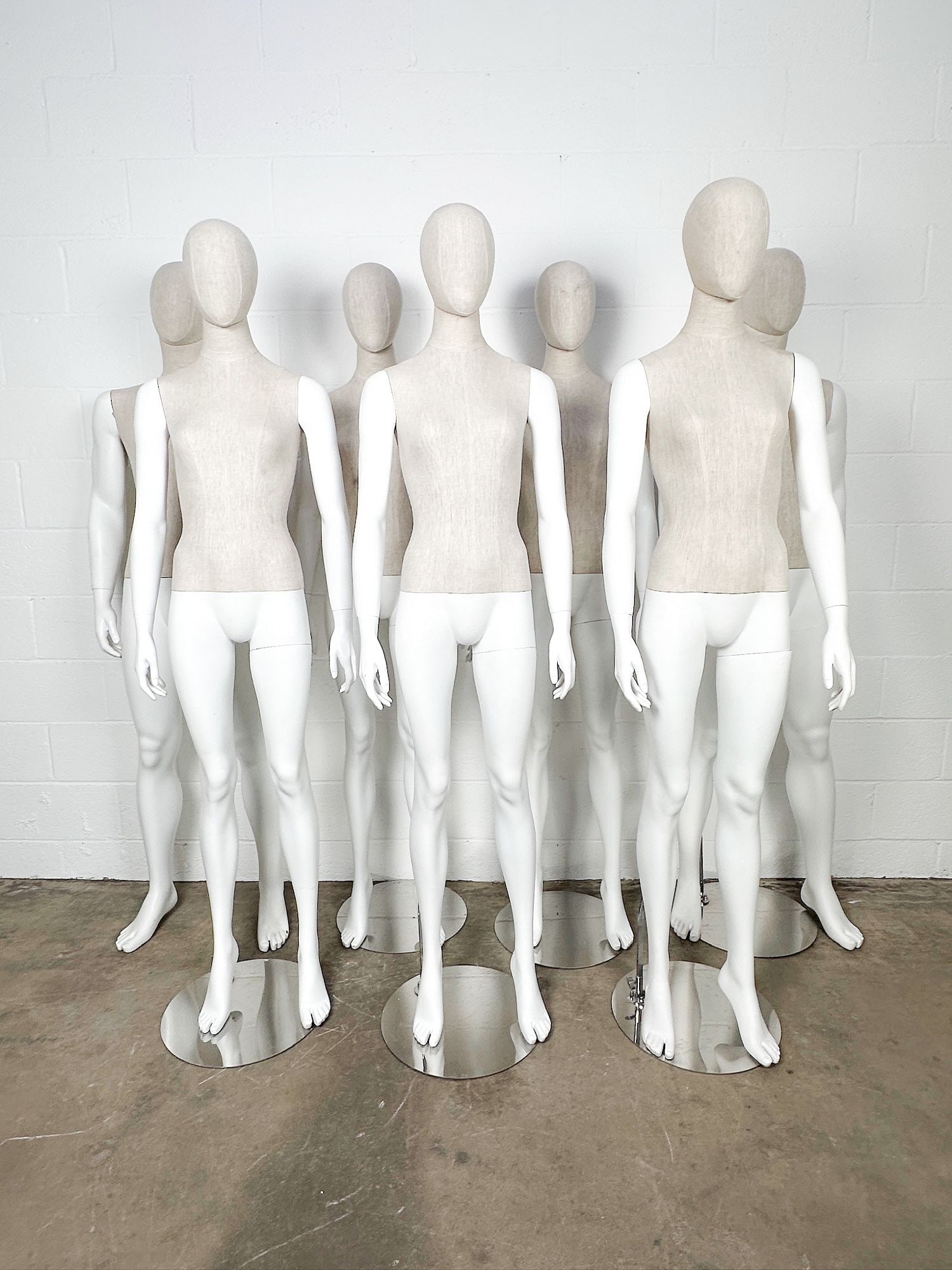 Group of 7 Hindsgaul by Retailment Plenty Linen Mannequins (1 of 6)