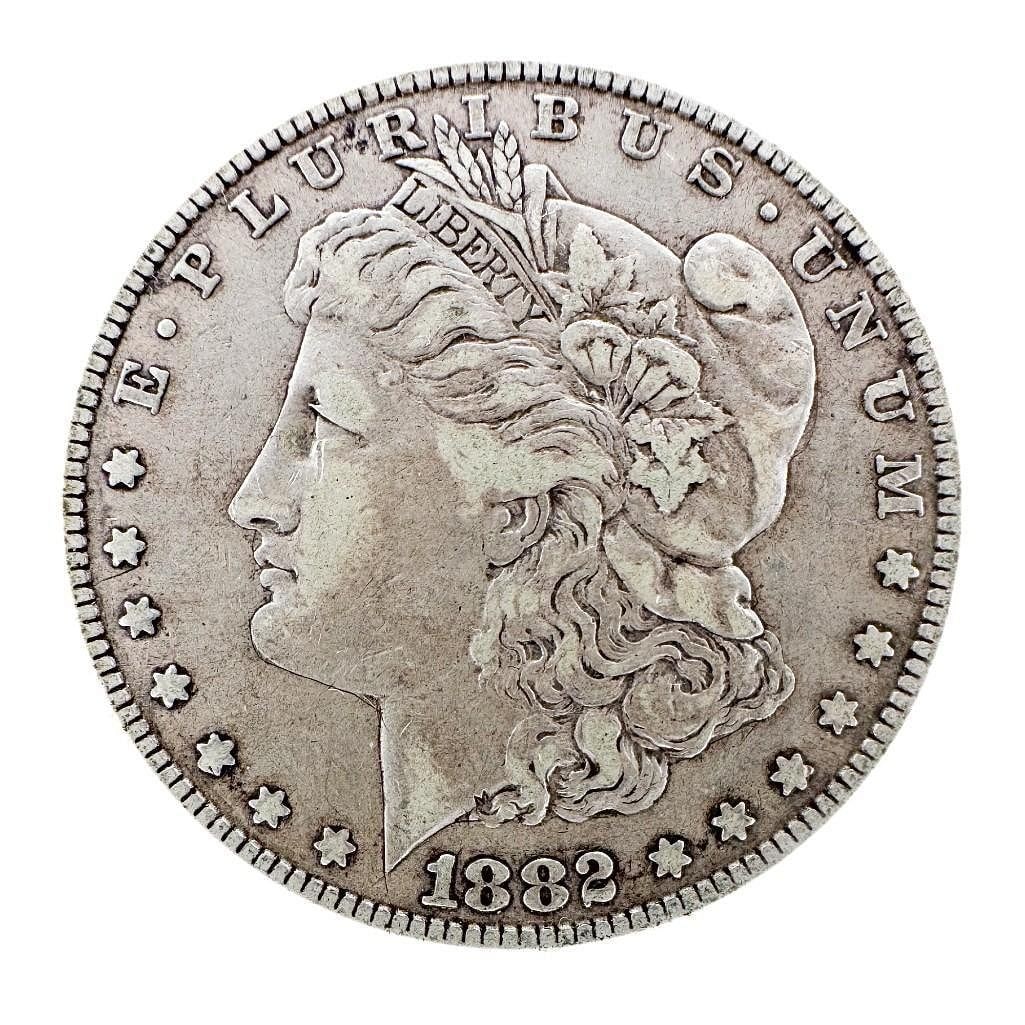 1882 Morgan Silver Dollar (1 of 2)