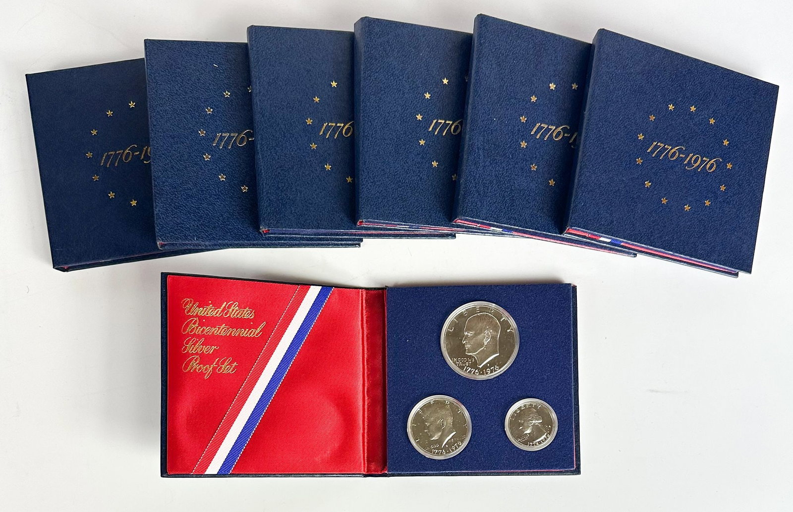 Lot of 7 1976 Bicentennial Proof Sets (40% Silver) (1 of 4)