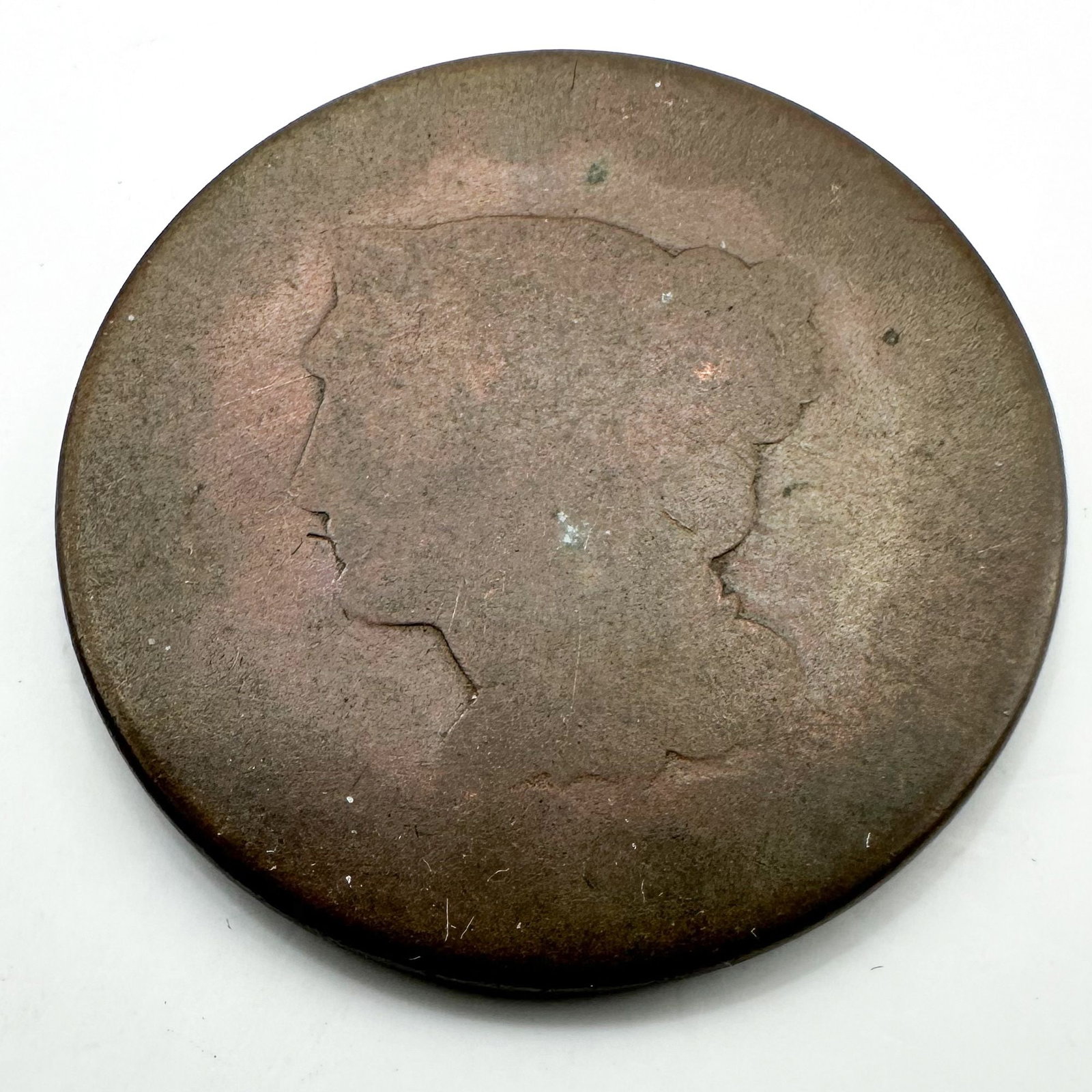 1851 US Liberty Head (Braided Hair) Cent: An 1851 Braided Hair large cent. A circulated mid-19th-century U.S. cent. Shipping & Handling. All lots won by the same bidder are combined into one shipment via USPS Priority Mail (tracking included)