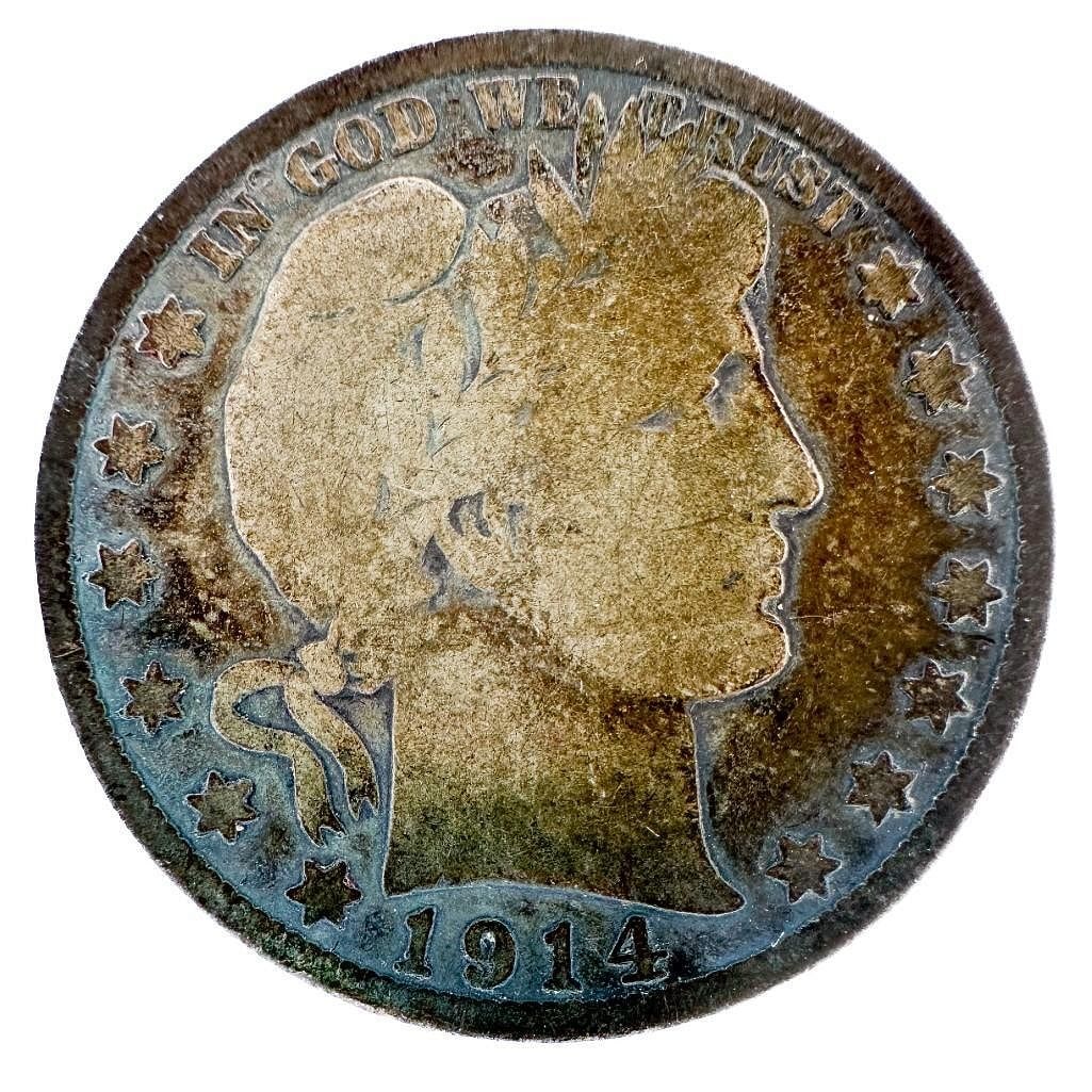 1914 Barber Half Dollar (1 of 2)