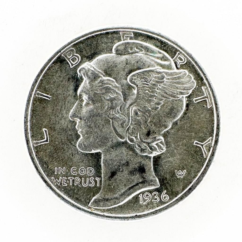 1936-S Mercury Dime (1 of 2)