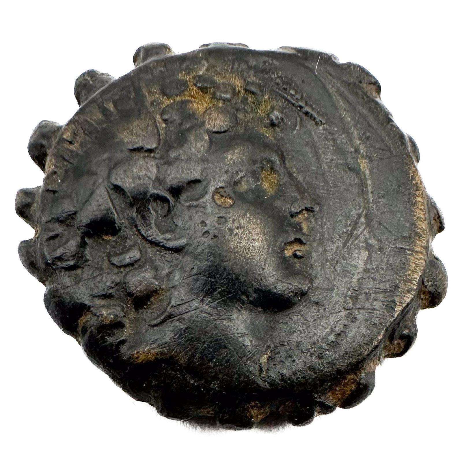 175-164 BC Seleukid Empire Bronze Serrate Unit: An ancient Seleukid serrate unit, circa 175-164 BC. An issue of the Hellenistic Seleukid Empire. Shipping & Handling. All lots won by the same bidder are combined into one shipment via USPS
