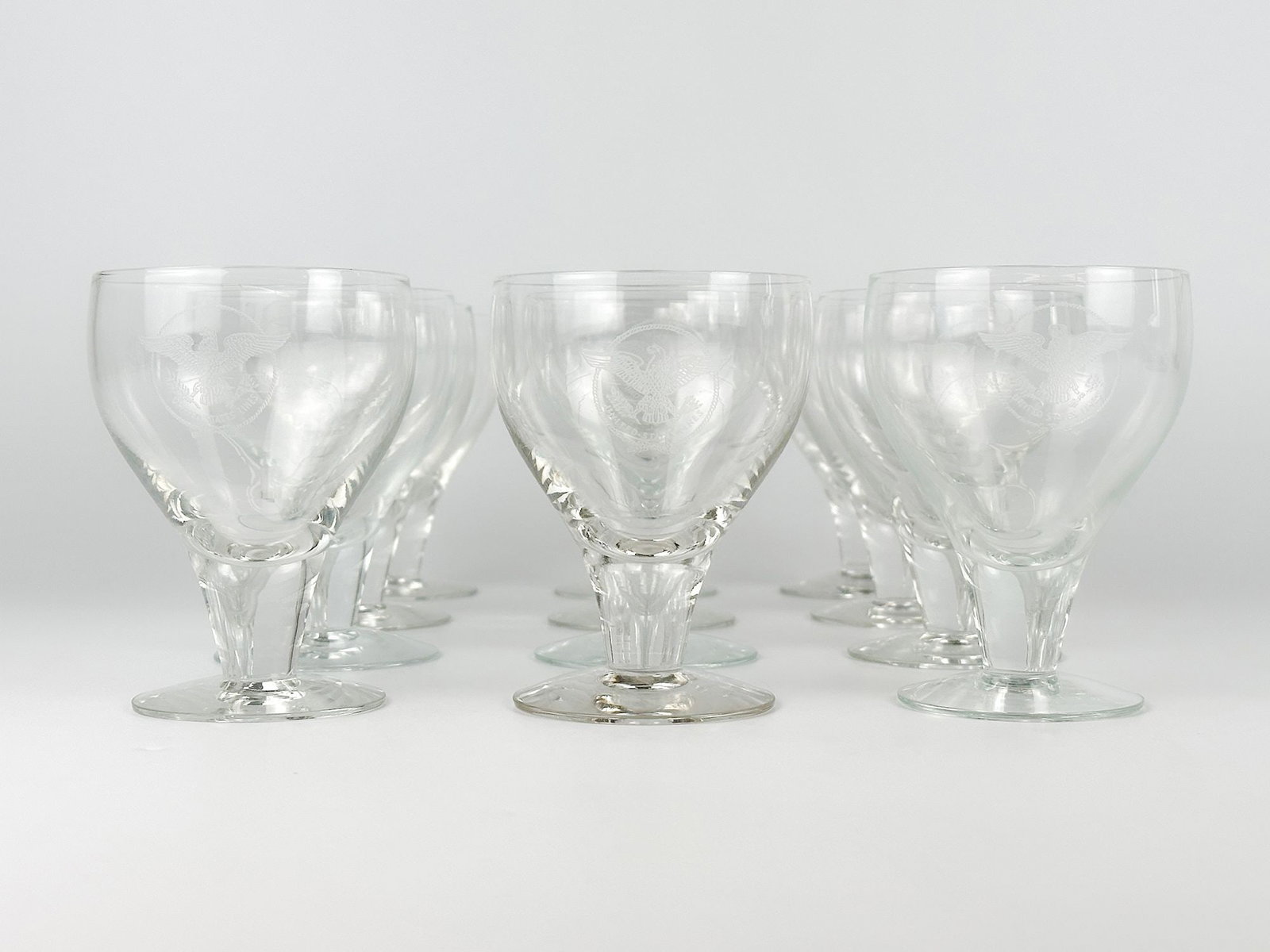SS United States 6 oz Sherbet Glasses (12)
