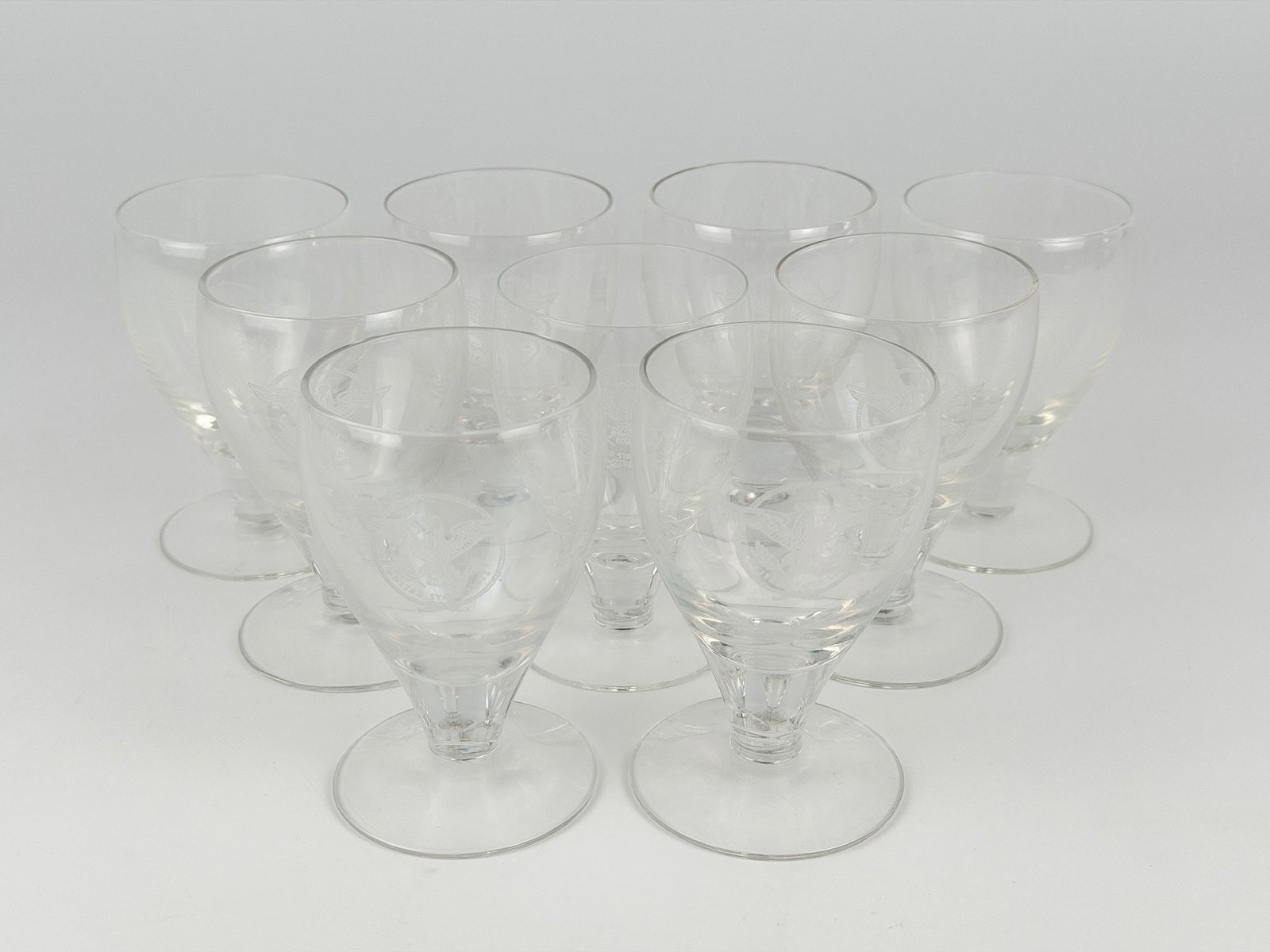 SS United States Cognac Glasses, Cocktail & Iced Tea Glasses (9)