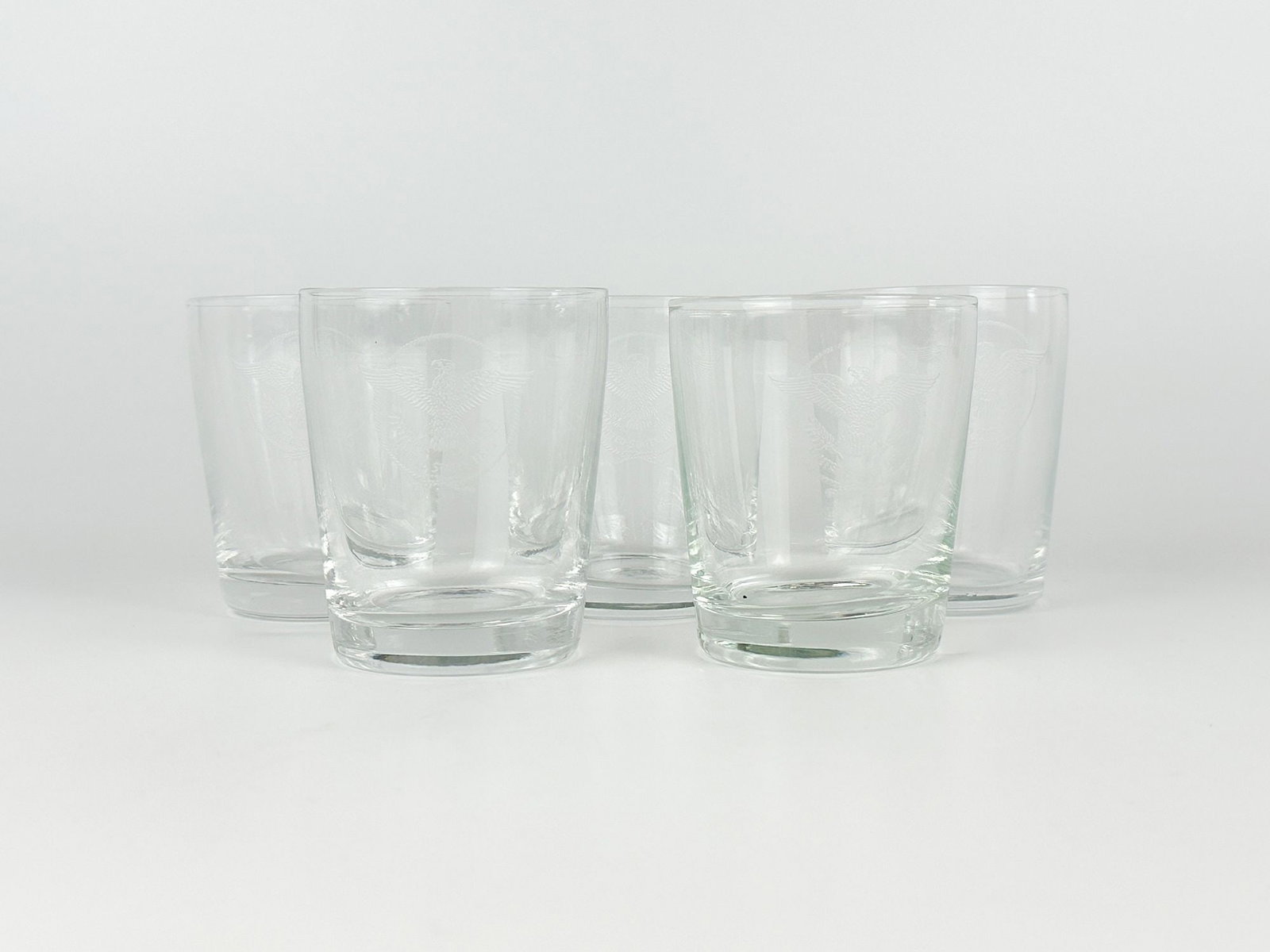 SS United States Tumbler Glasses w/ US Lines Eagle Logo (5)