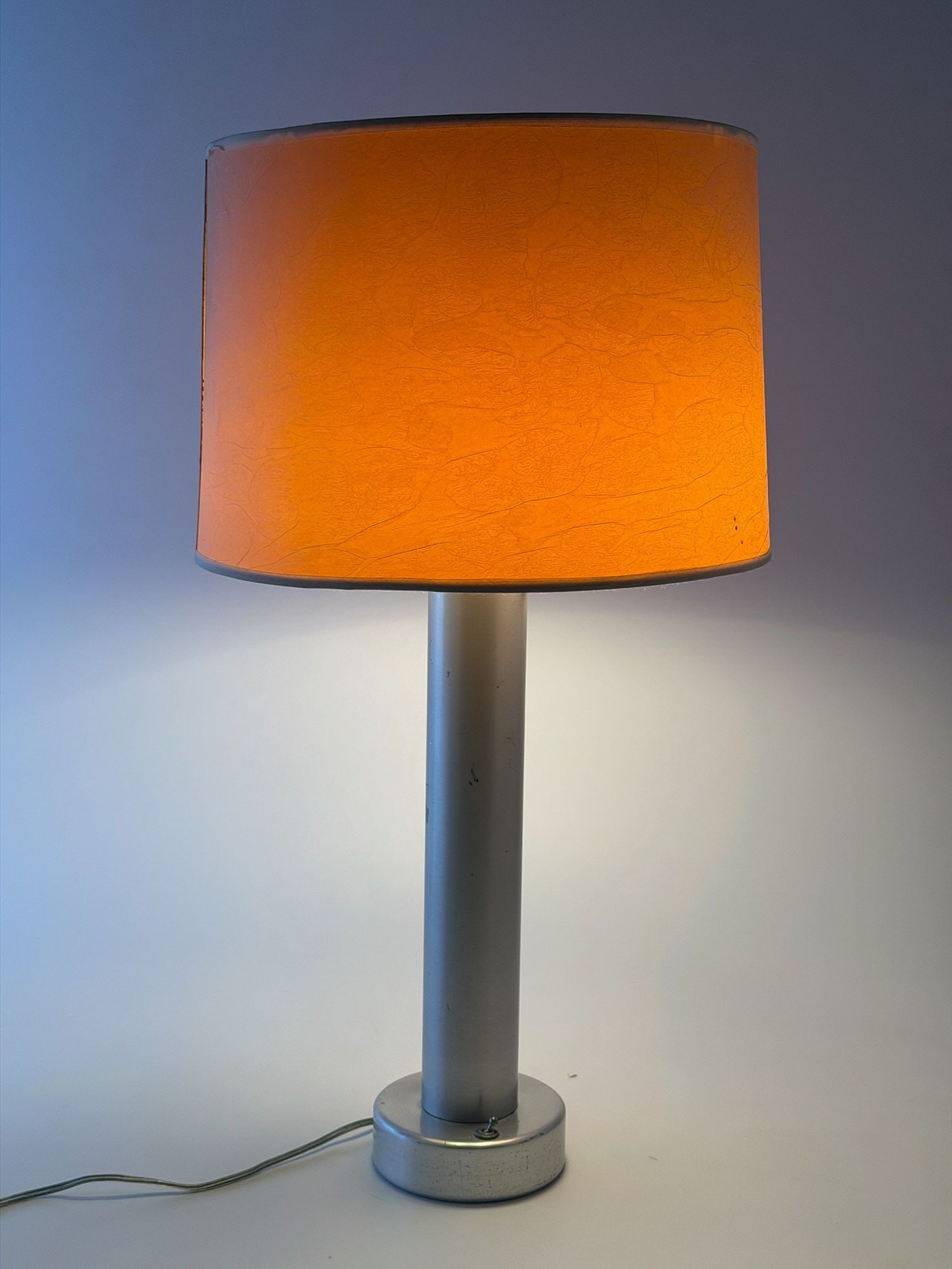 SS United States Aluminum First Class Stateroom Lamp