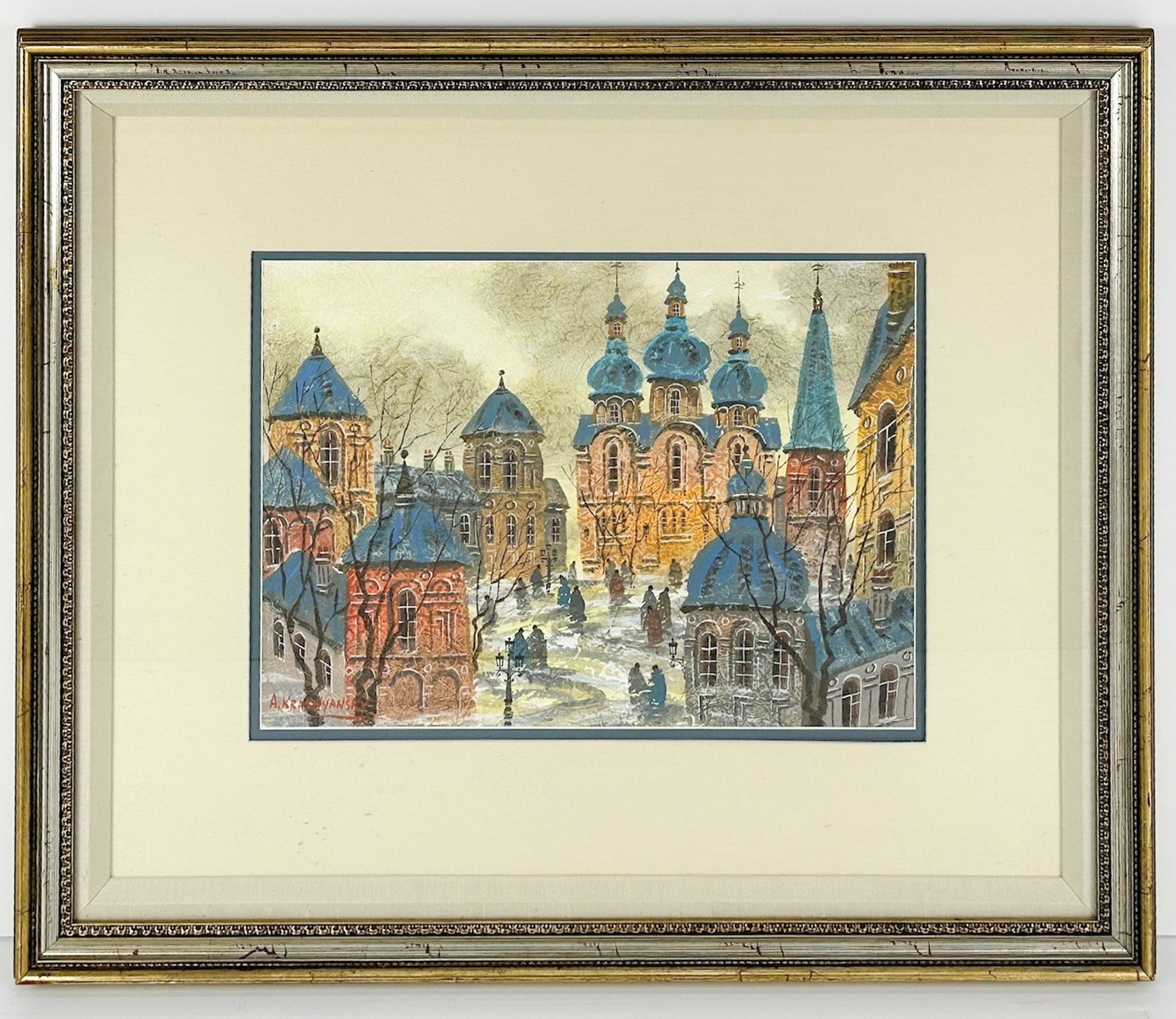 Anatole Krasnyansky (1930-2023) Watercolor on Paper, Russia