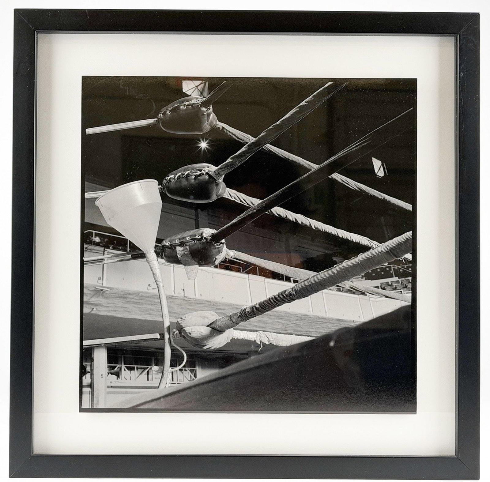 David Nagel (20th Century) Silver Gelatin Fiber Print, The Boxing Ring (1 of 2)