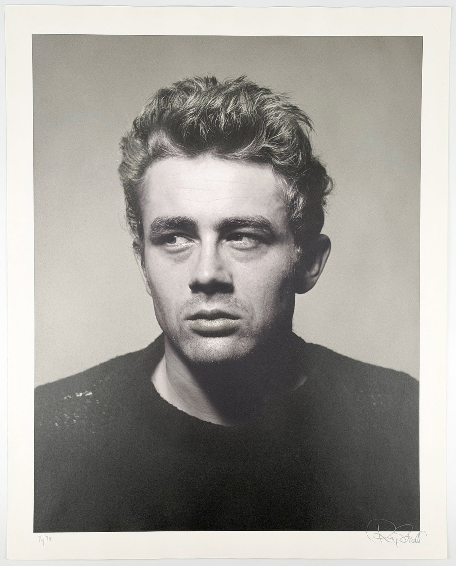 Roy Schatt (1909-2002) Signed Silver Gelatin Fiber Print, James Dean, Ed. 8/70, 1982 (1 of 6)