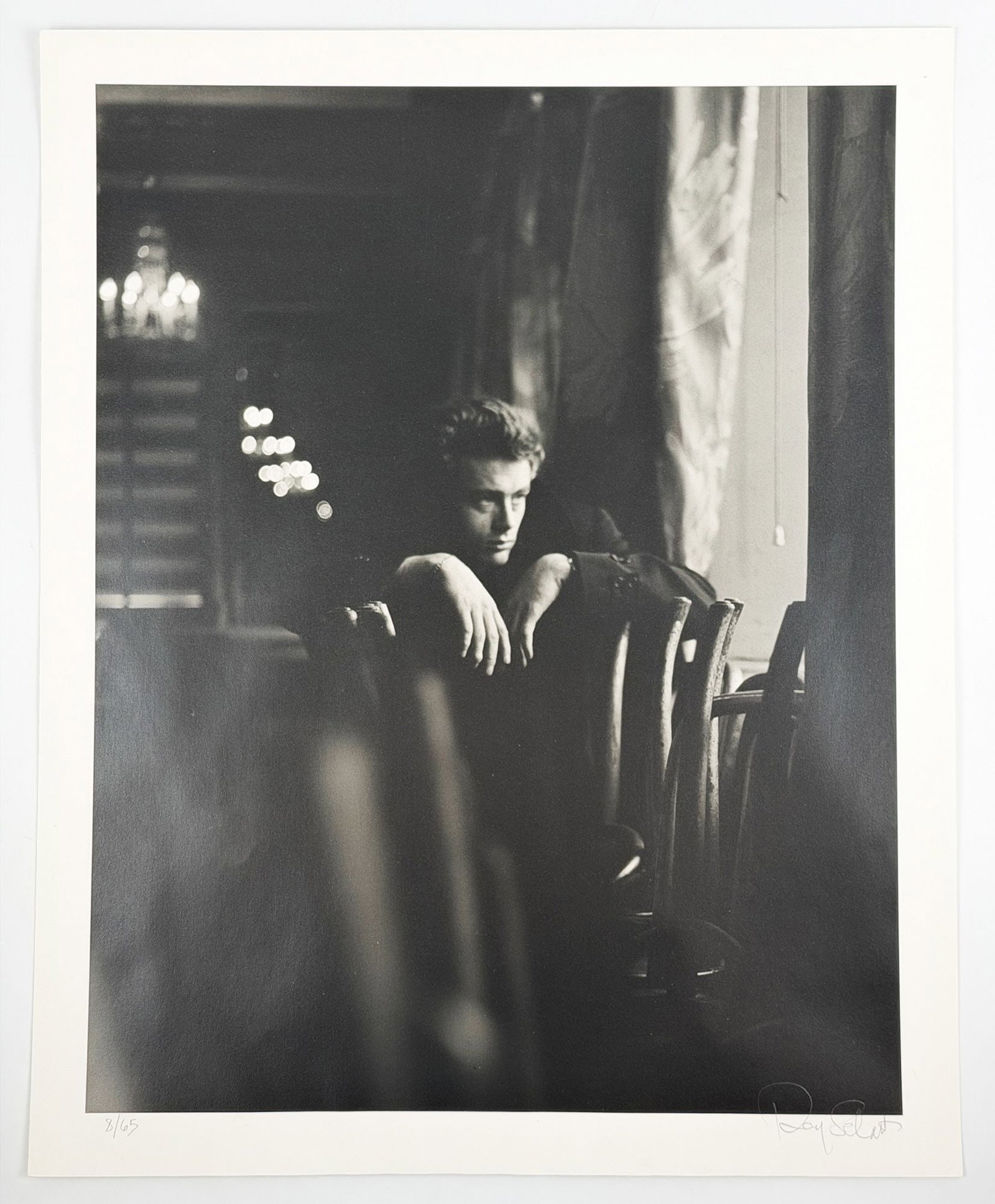 Roy Schatt (1909-2002) Signed Silver Gelatin Fiber Print, James Dean, Ed. 8/65 1982 (1 of 6)
