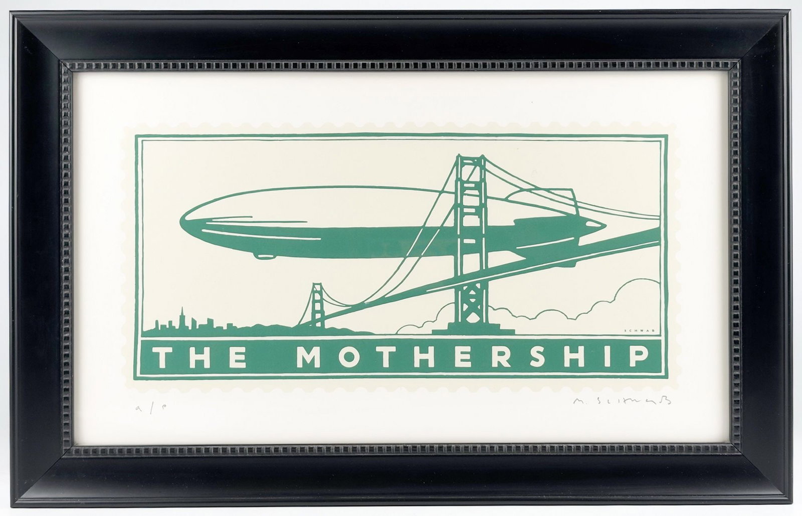 Michael Schwab (20th Century) Lithograph on Paper, The Mothership, AP Circa 2018 (1 of 5)