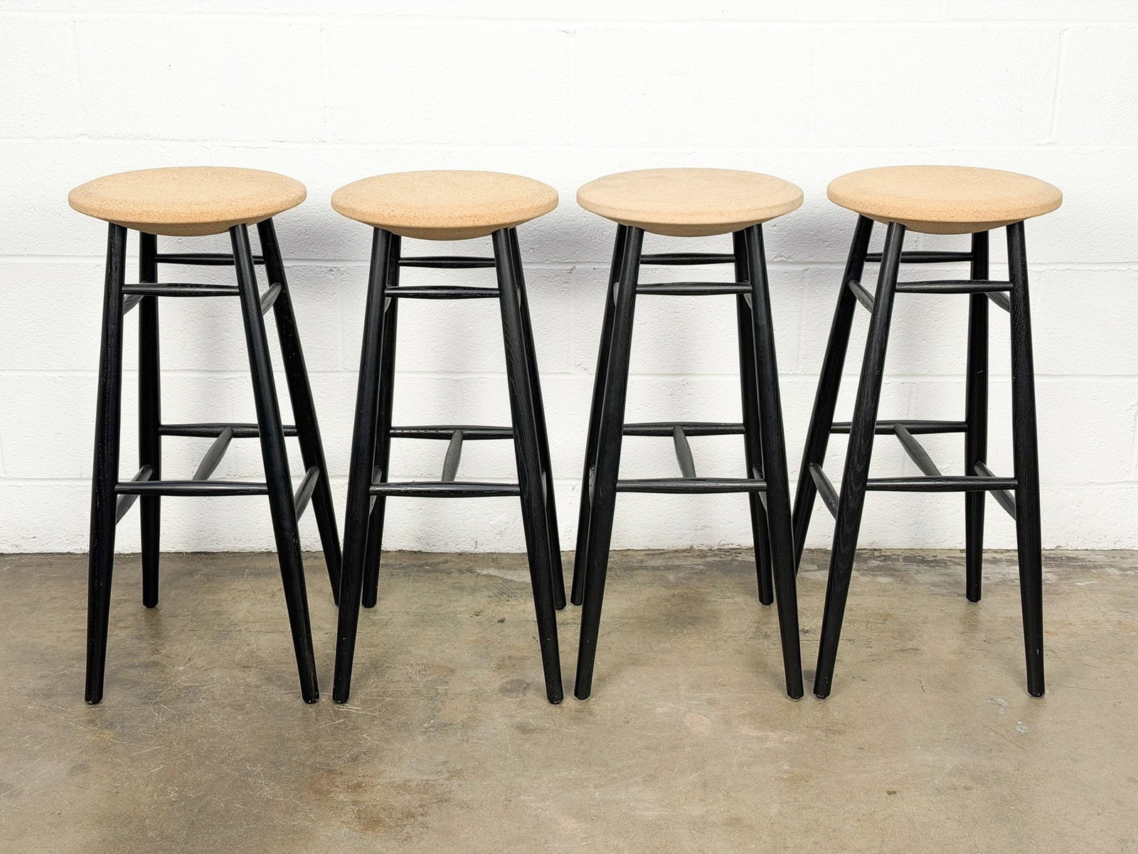 Set of 4 Lars Beller Fjetland for Hem Drifted Cork Bar Stools (1 of 6)