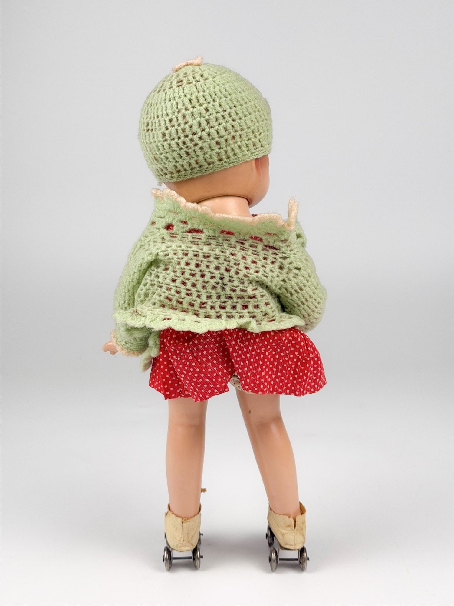 Antique Effanbee Patsyette Composition Doll on Skates - 3