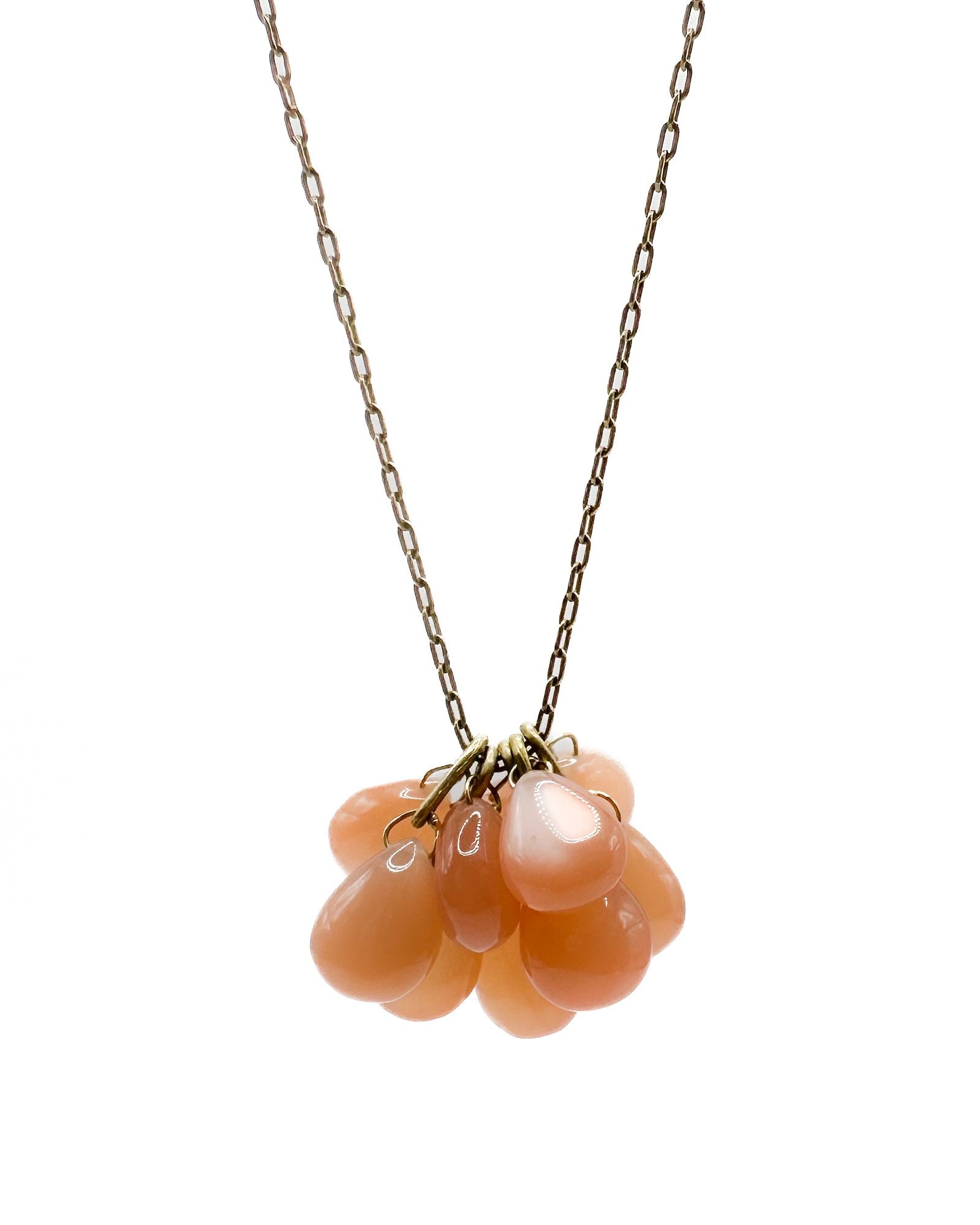 Ten Thousand Things 22K Gold Moonstone Cluster Necklace (1 of 3)