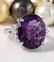11.16CTW Natural Purple Amethyst & Diamonds in 14K GOLD - 2
