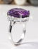 11.16CTW Natural Purple Amethyst & Diamonds in 14K GOLD - 5