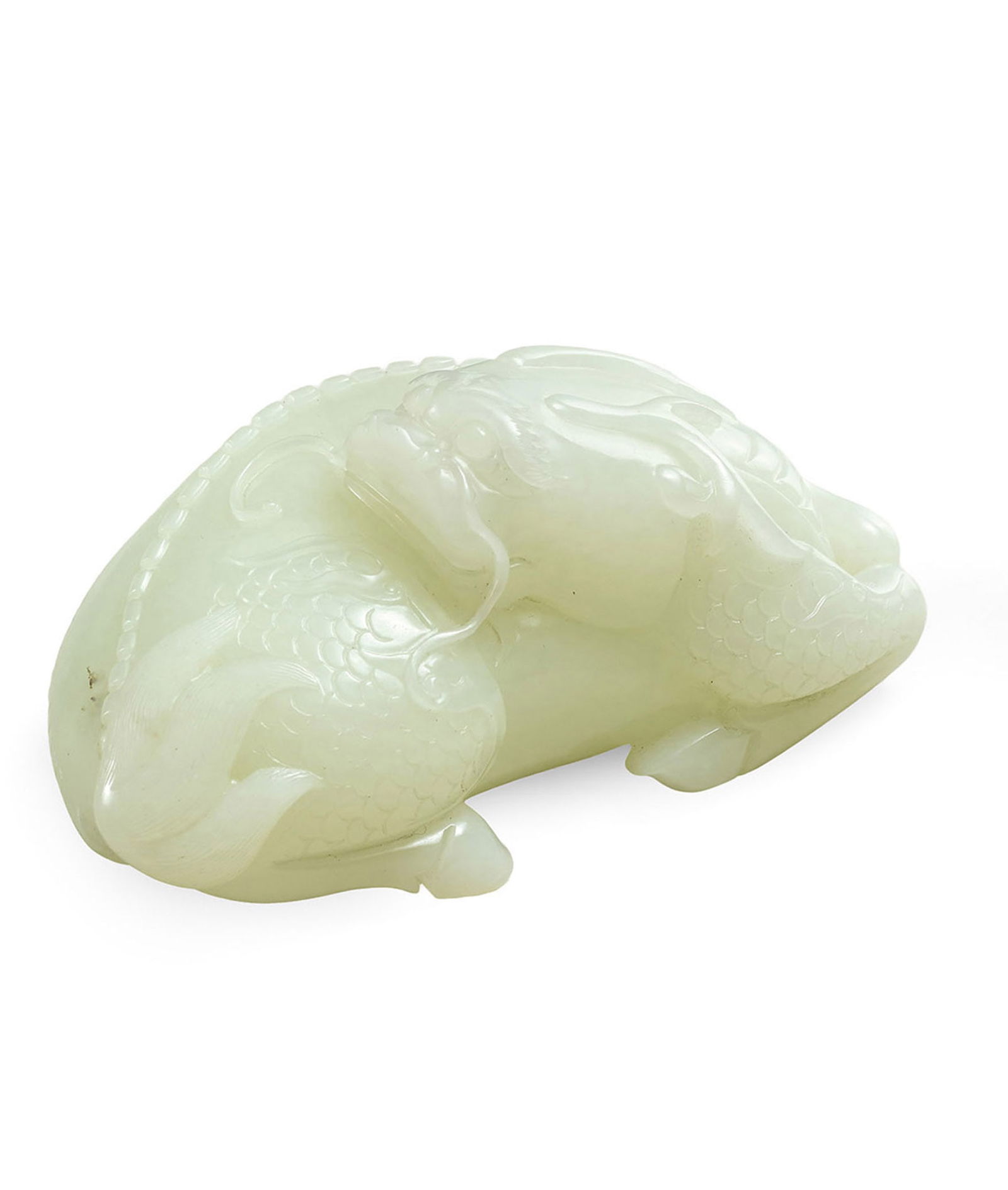 A White Jade Qilin, Qing Dynasty (1 of 1)