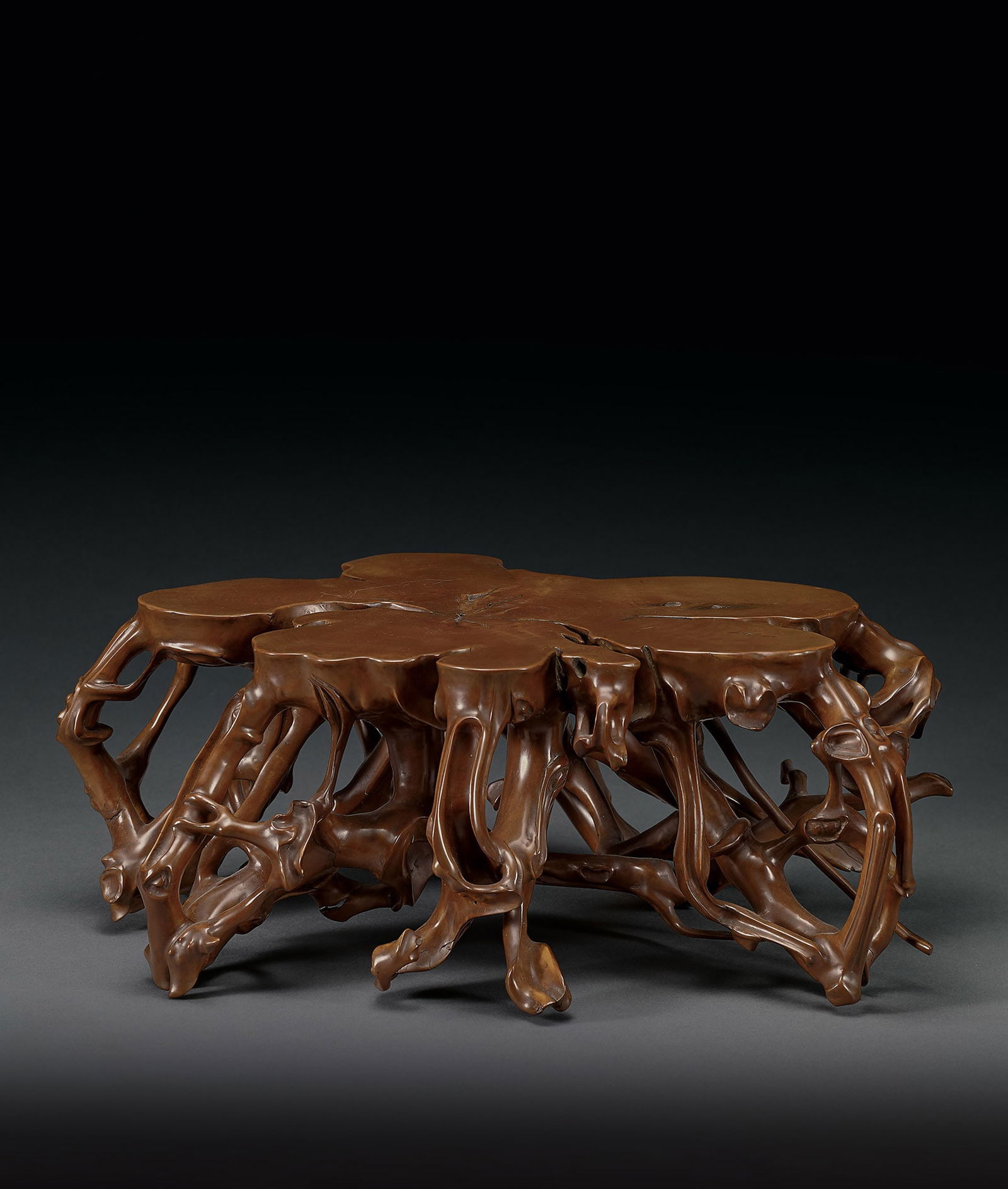 A Large Carved Boxwood 'Root' Stand (1 of 1)