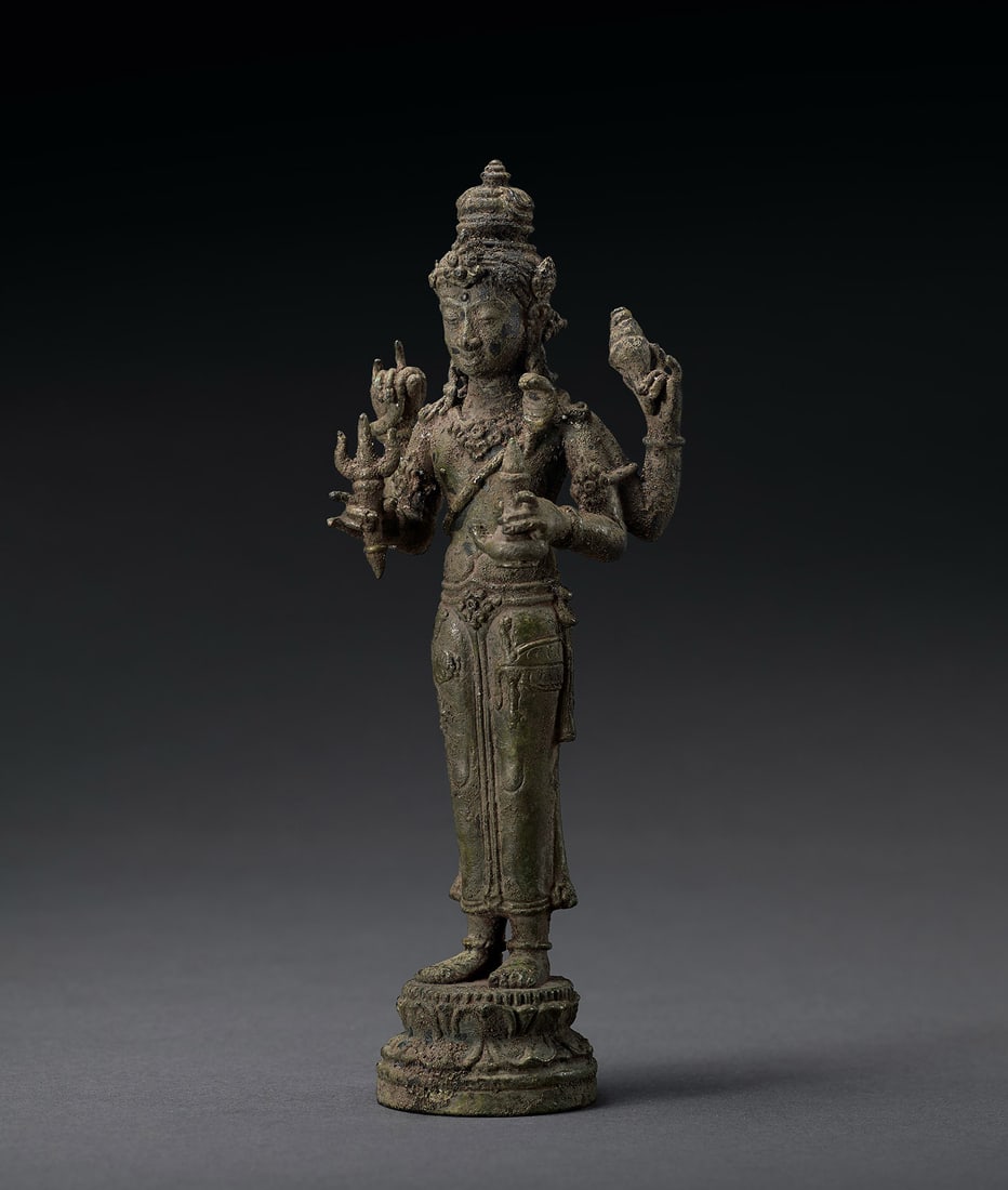 A Nepalese Bronze Figure of Shiva, 14c. (1 of 1)