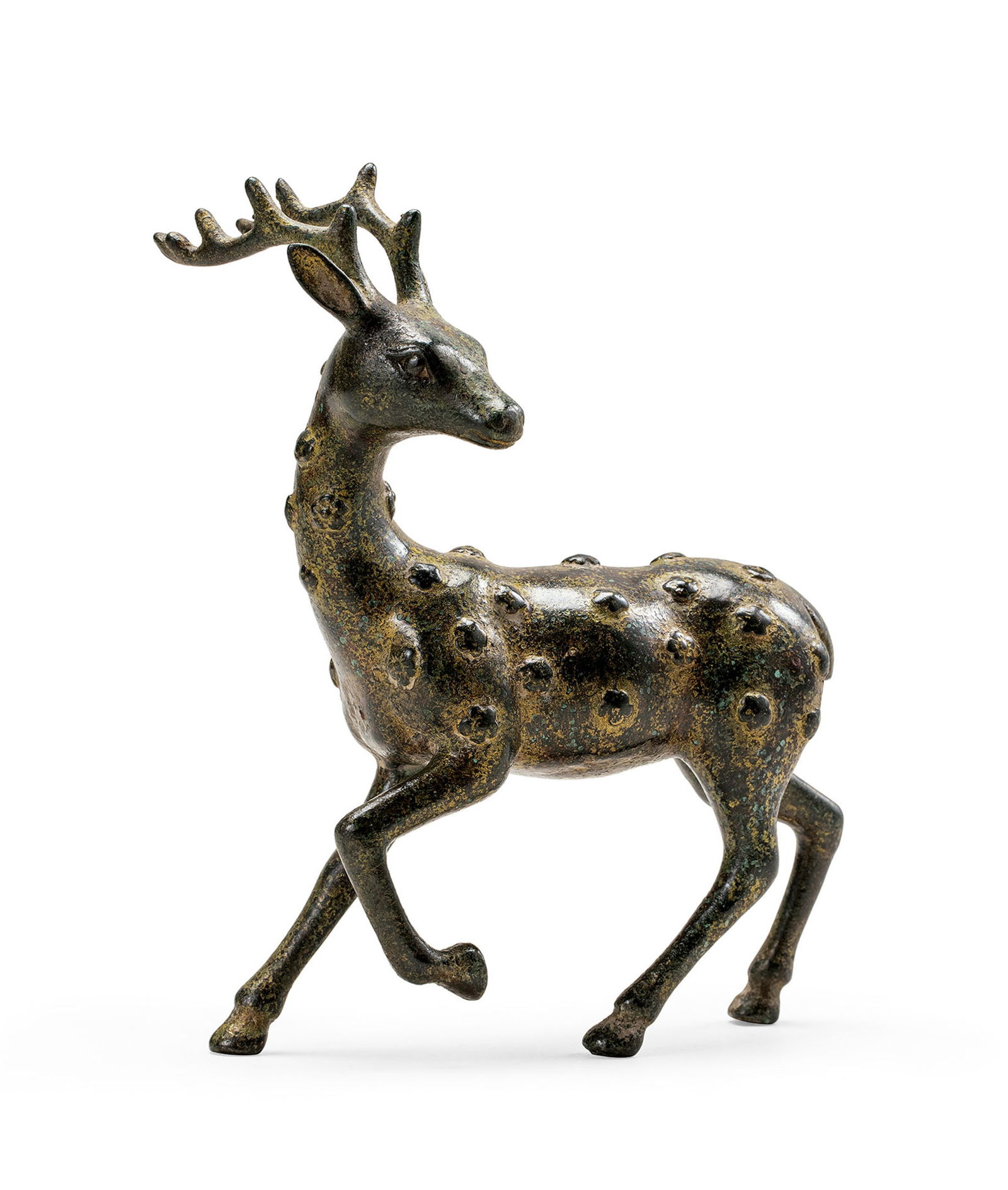 A Gilt-Bronze Deer, Meiji Period (1 of 1)