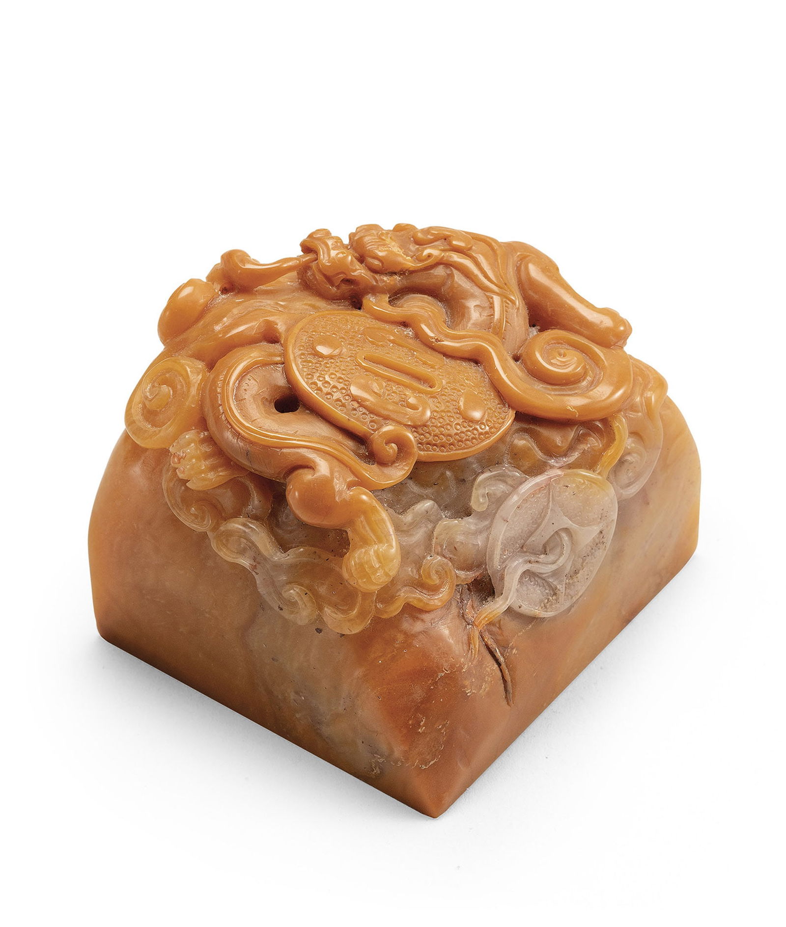 A Soapstone 'Dragon' Seal (1 of 1)