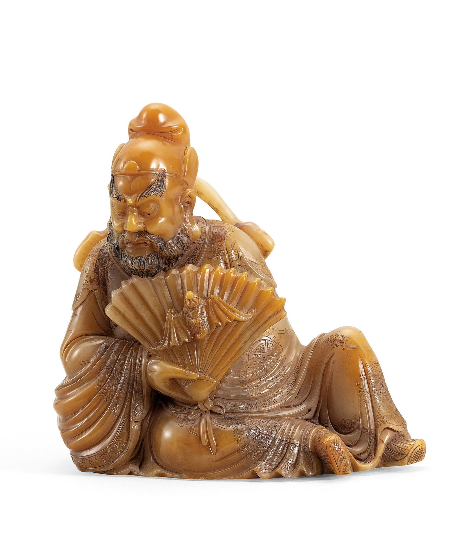 A Soapstone Figure of Zhong Kui (1 of 1)