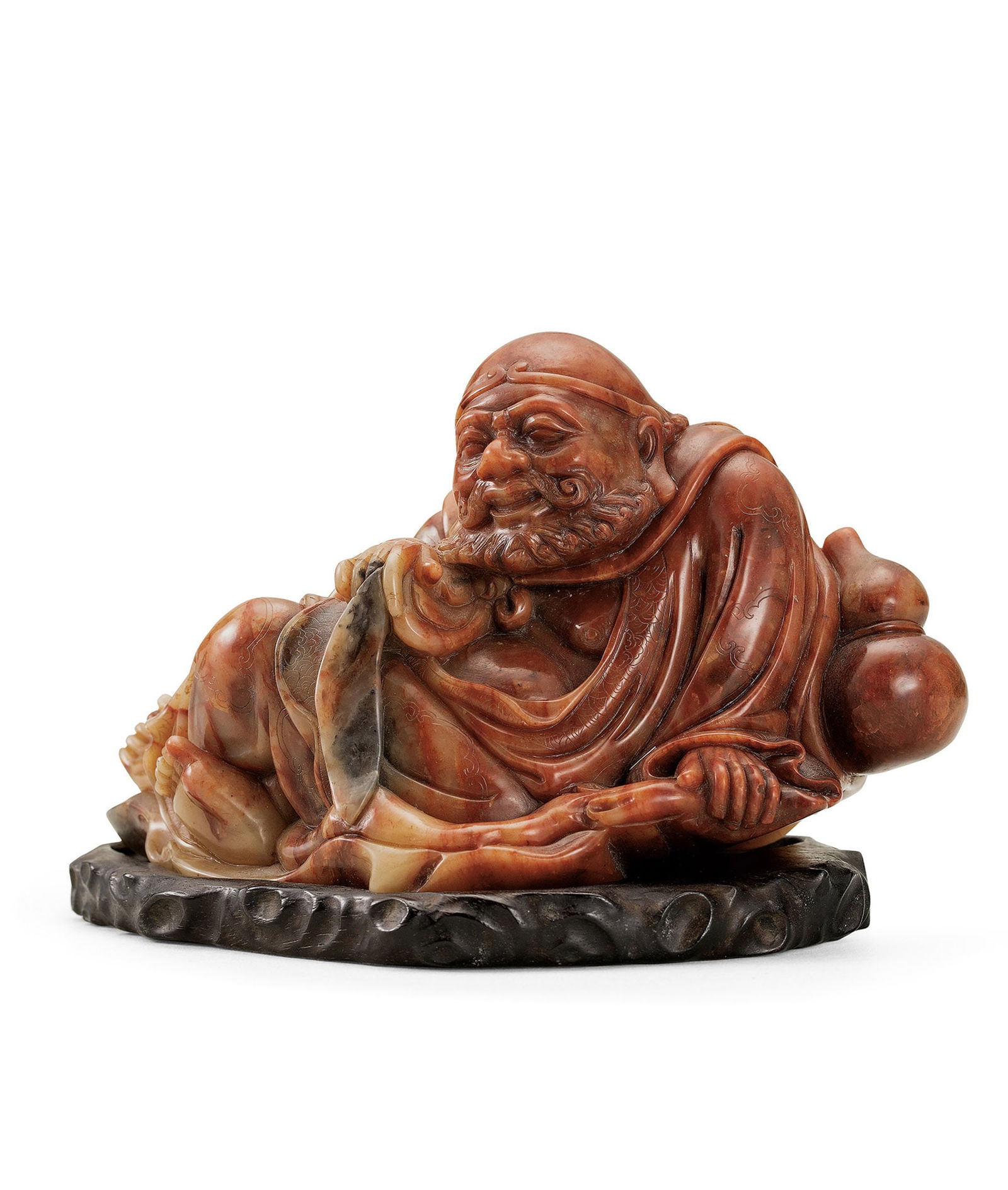 A Soapstone Figure of Luohan (1 of 2)