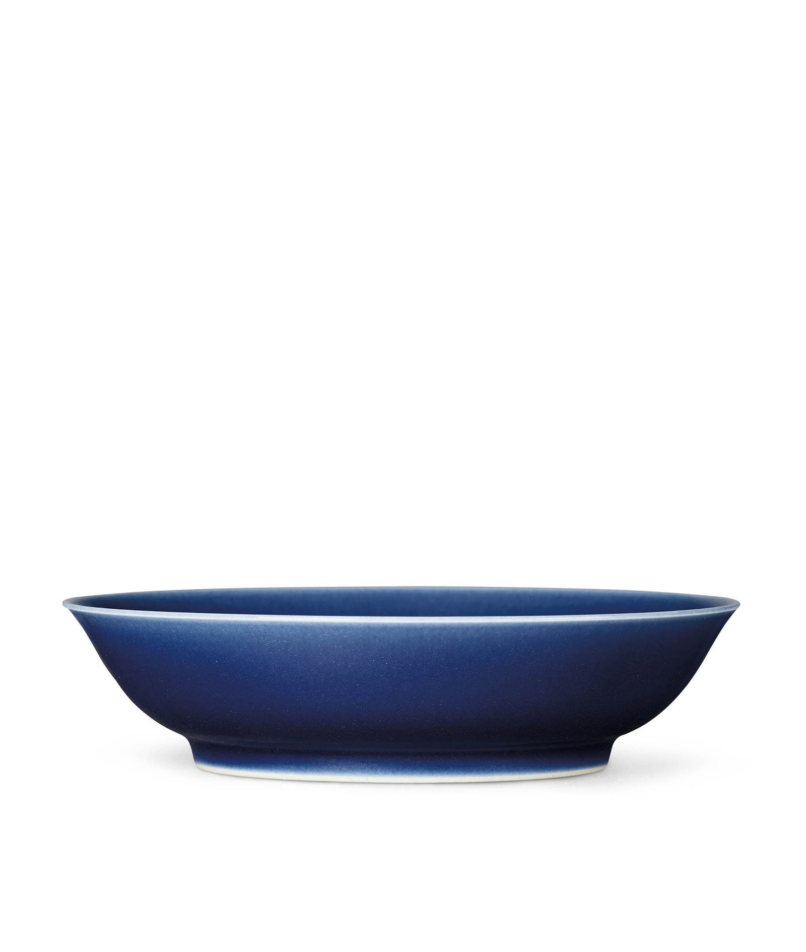 Blue-Glazed Dish, Daoguang Mark and Period (1 of 2)