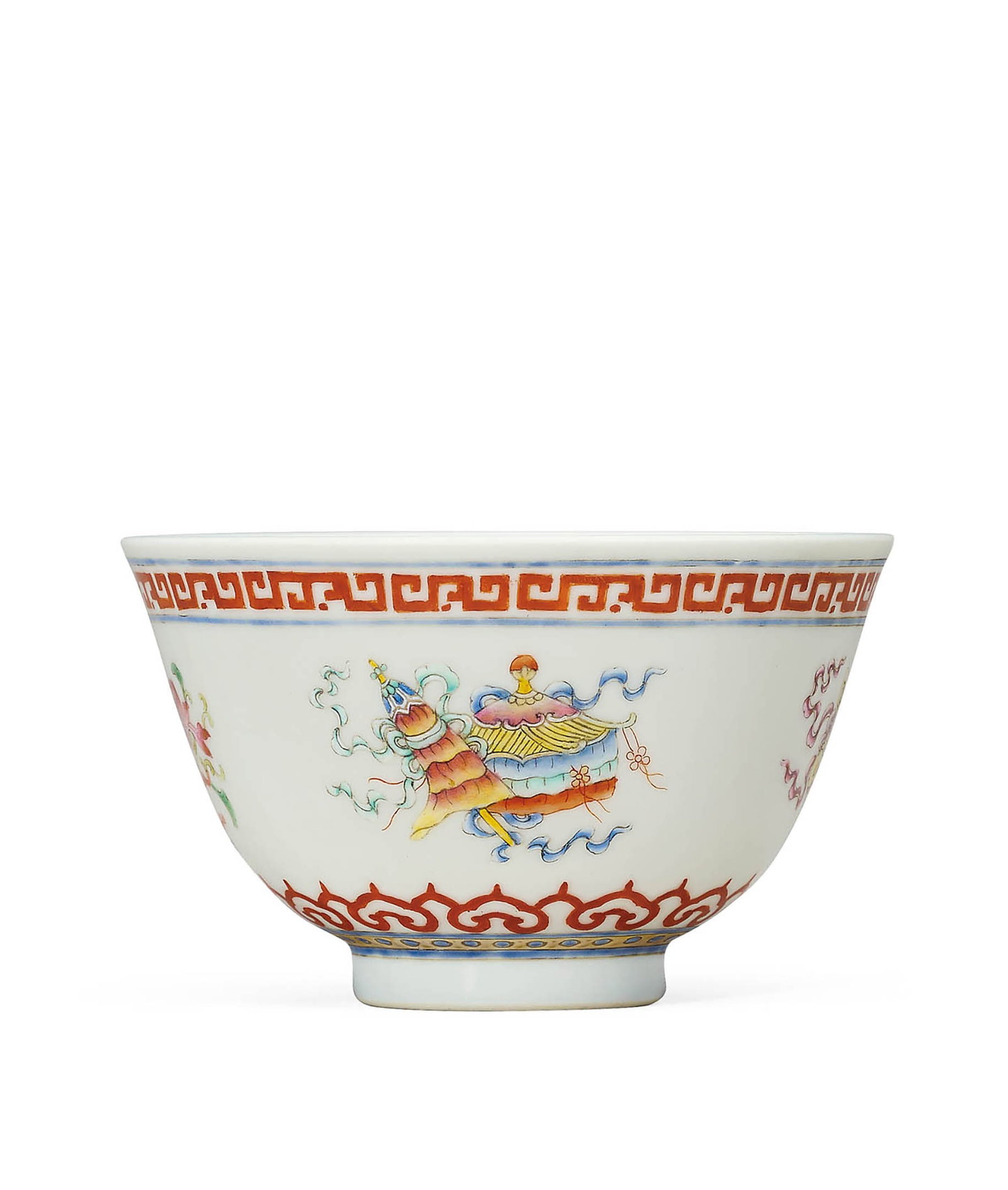 Famille-Rose 'Bajixiang' Bowl, Jiaqing M&P (1 of 4)