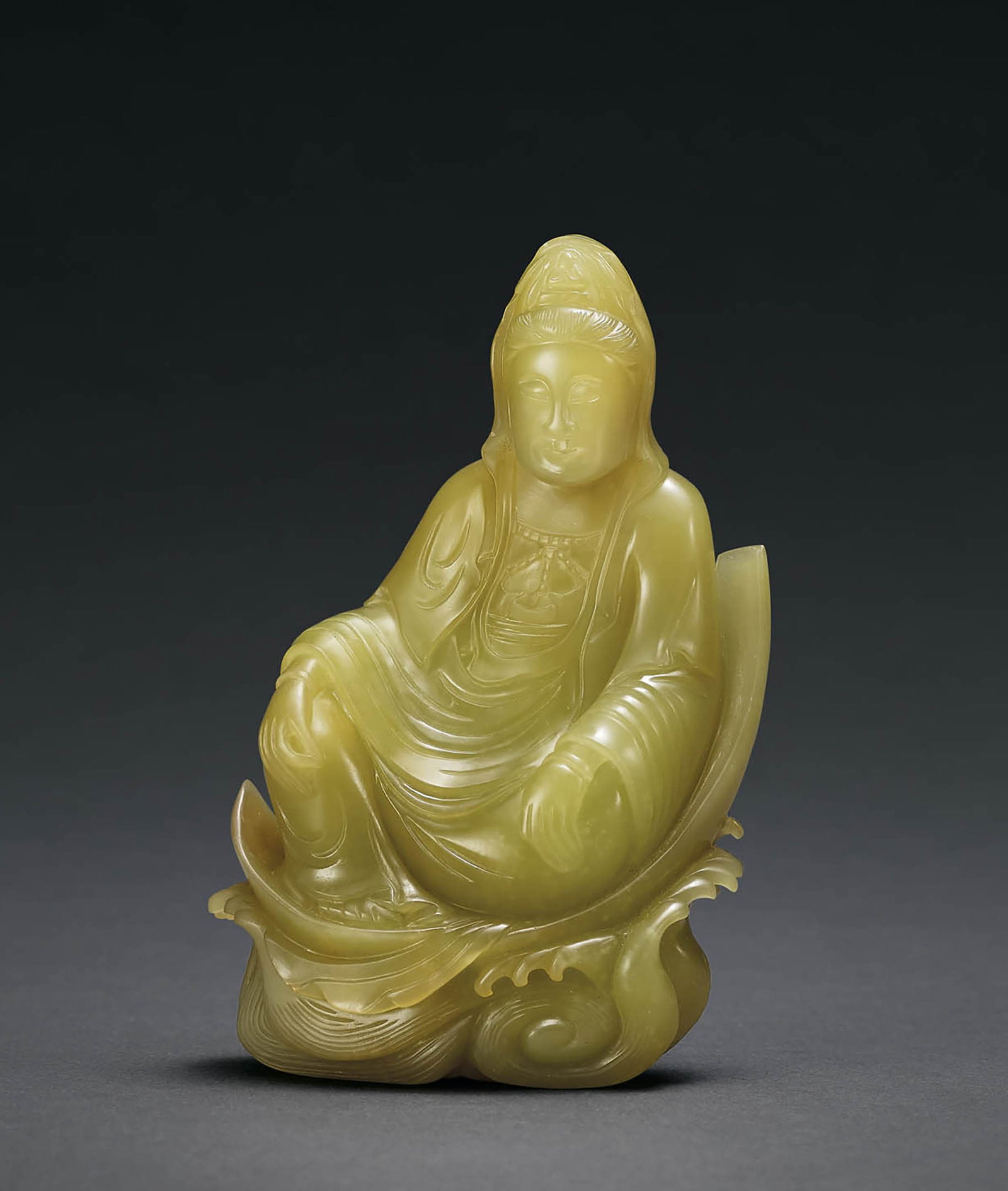 Yellow Jade 'Horse' Mountain Boulder, Qing Dynasty (1 of 1)