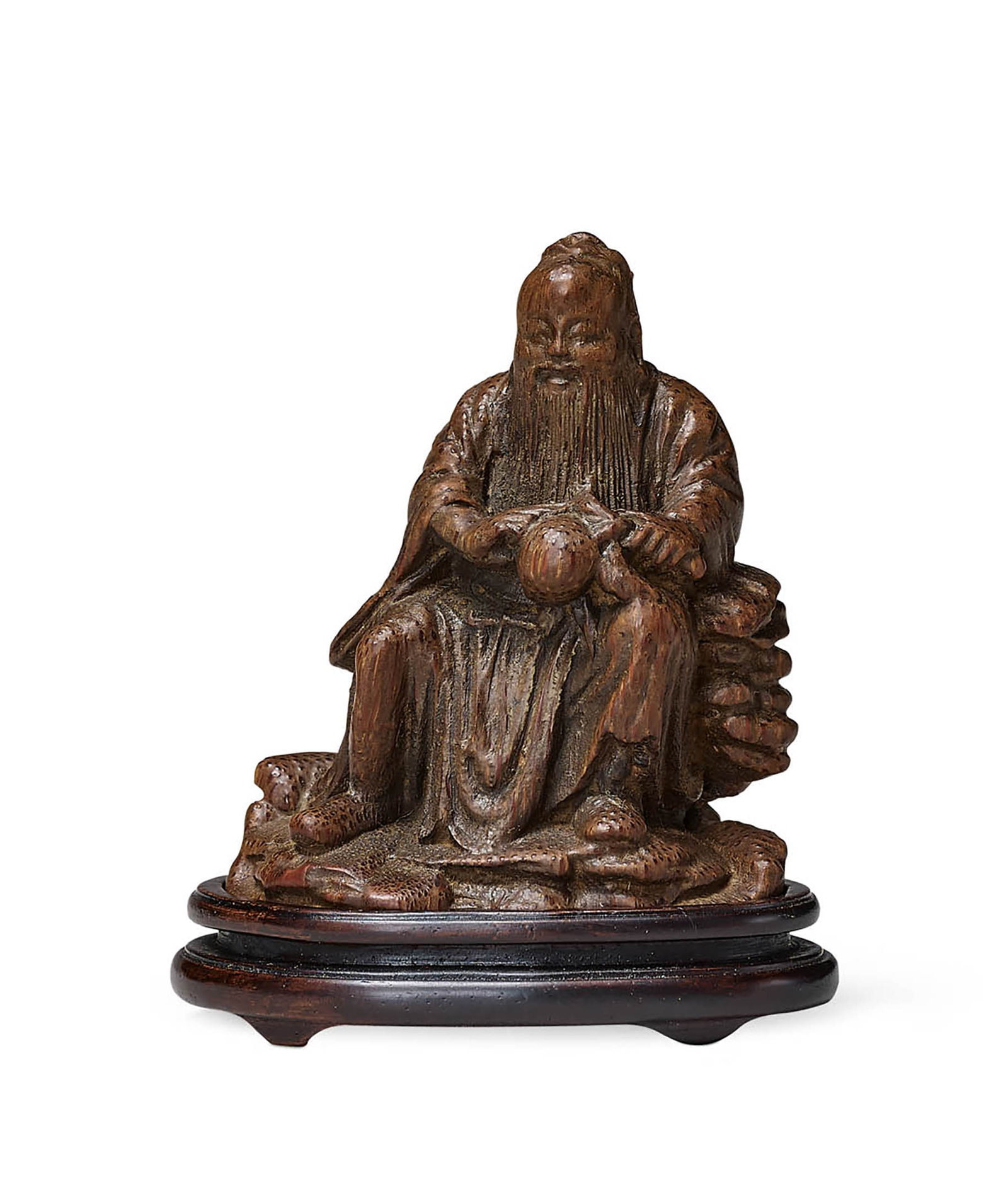 Carved Bamboo Root Dongfang Shuo Figure, Qing (1 of 1)