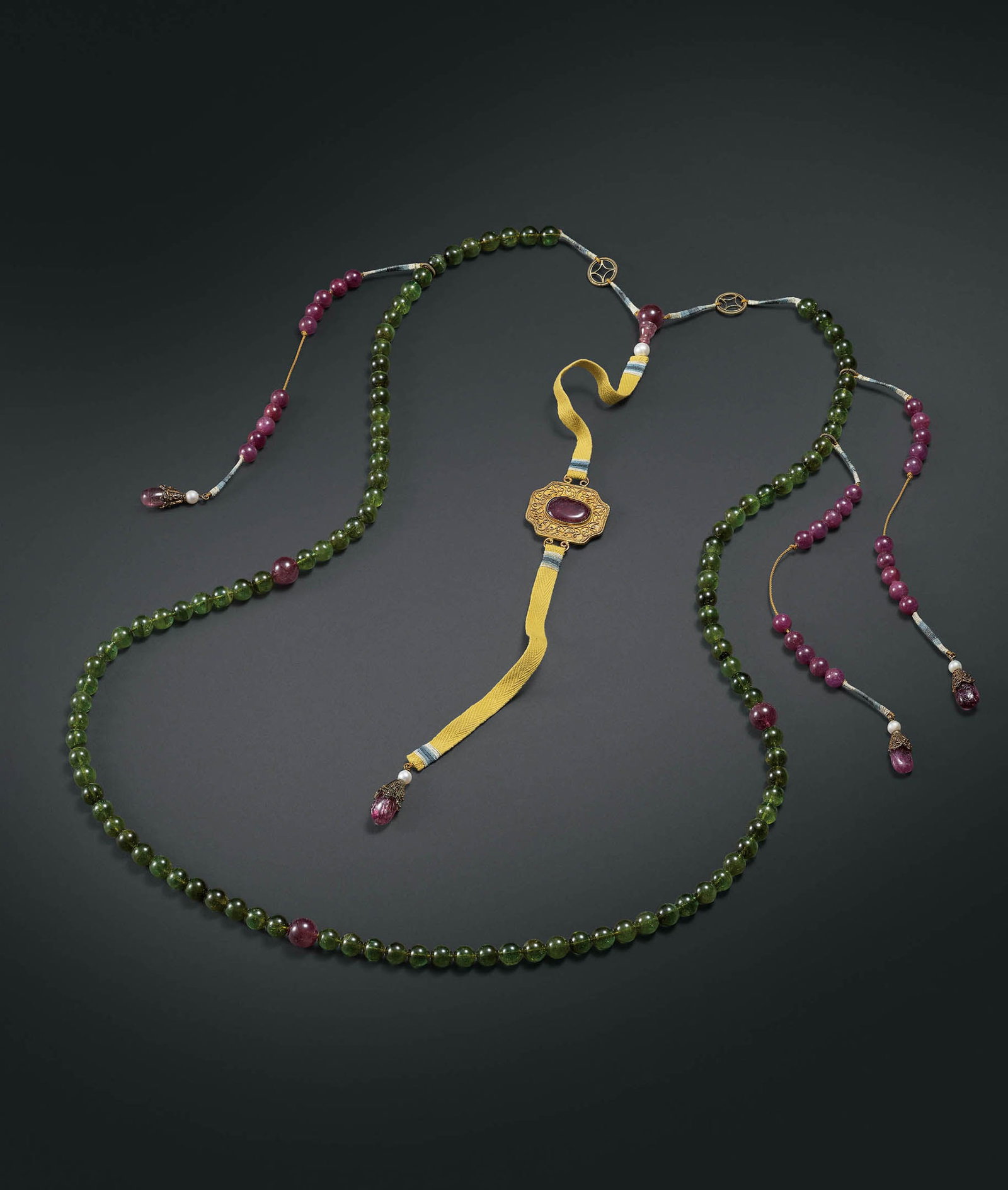 Tourmaline Beads Court Necklace, Qing Dynasty (1 of 1)