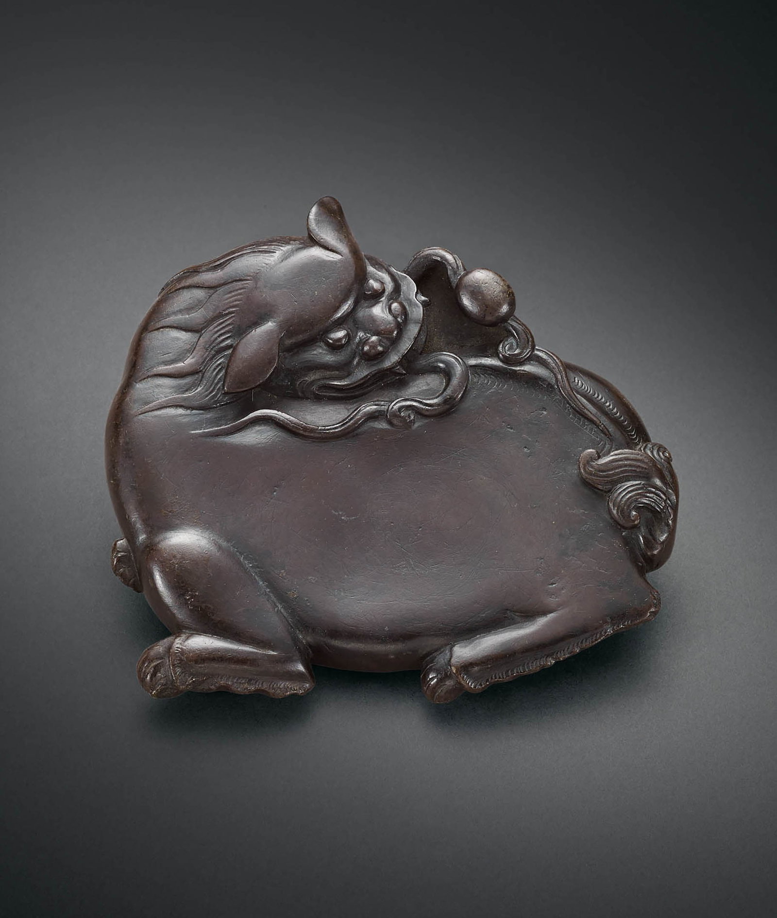 Rare Lion Duan Inkstone, 17th C (1 of 2)