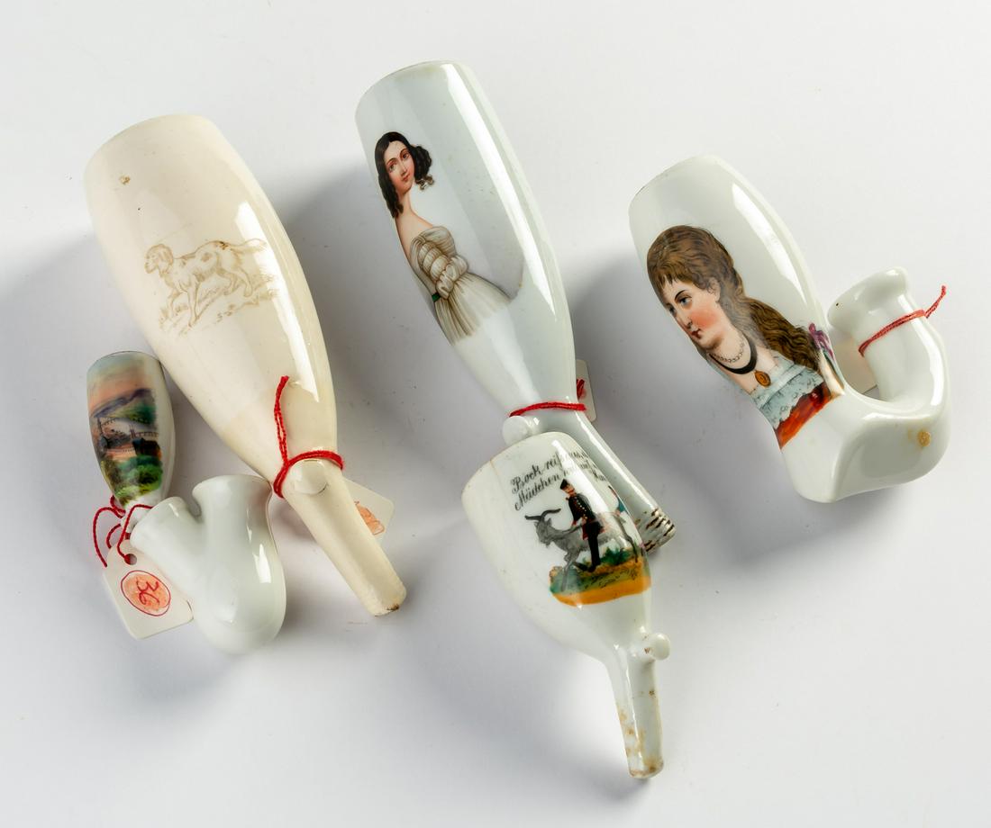 5  PORCELAIN PIPE BOWLS (1 of 1)