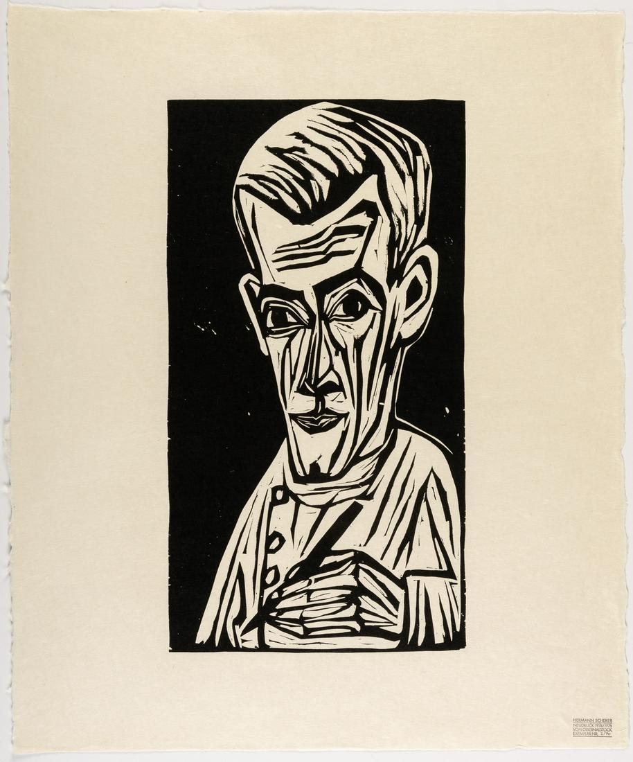 Hermann SCHERER (1893-1927) - Portrait of Hans R. (1 of 1)