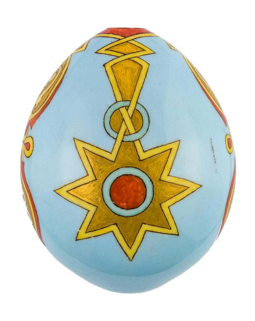 RARE RUSSIAN PORCELAIN EASTER EGG WITH NEORUSSIAN (1 of 2)
