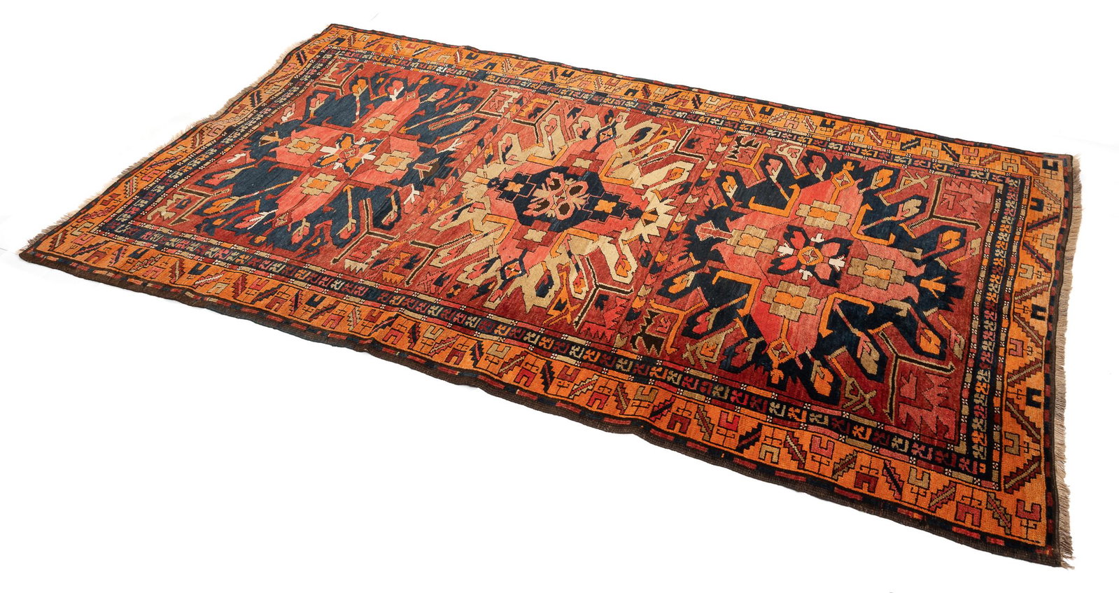 KARS KASAK: KARS KASAK Anatolian Kars Kasak with eagle motif. Good condition. 2nd half of 20th c. 272 x 148 cm