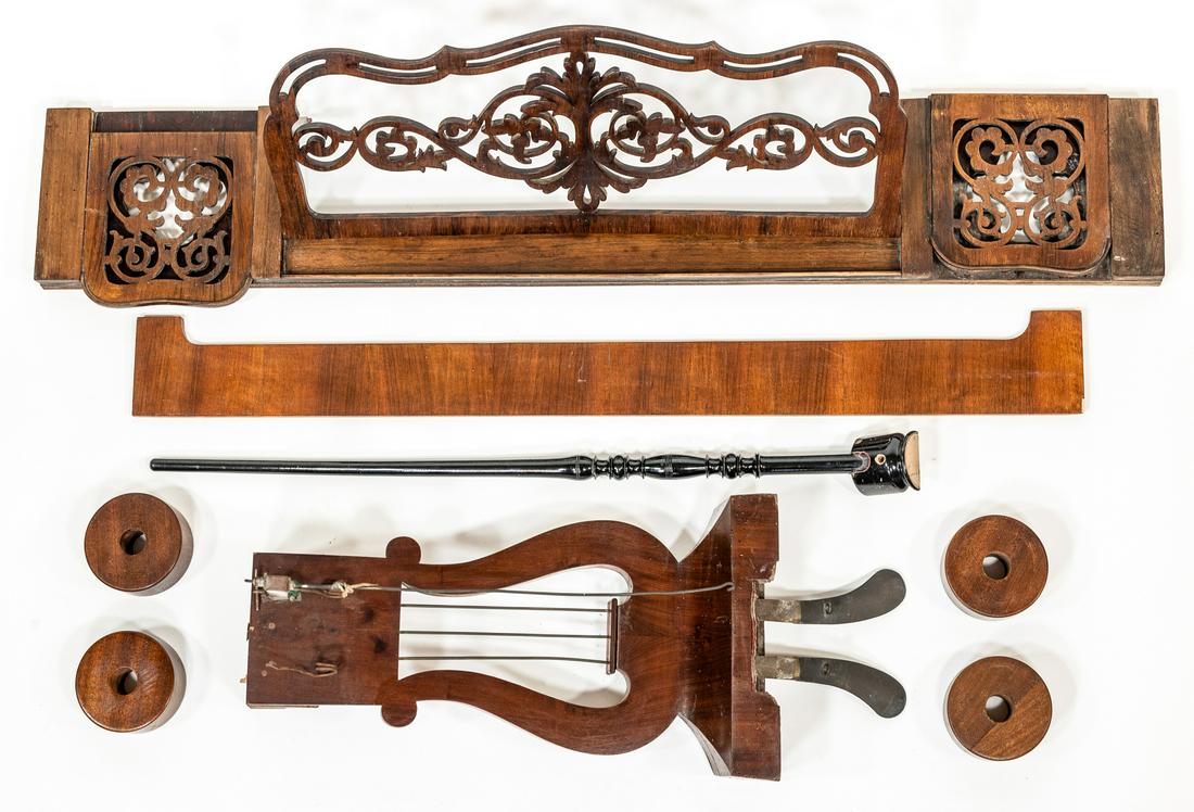 CONVOLUTE OF SPARE PARTS FOR A FORTEPIANO, 19TH CENTURY (1 of 1)